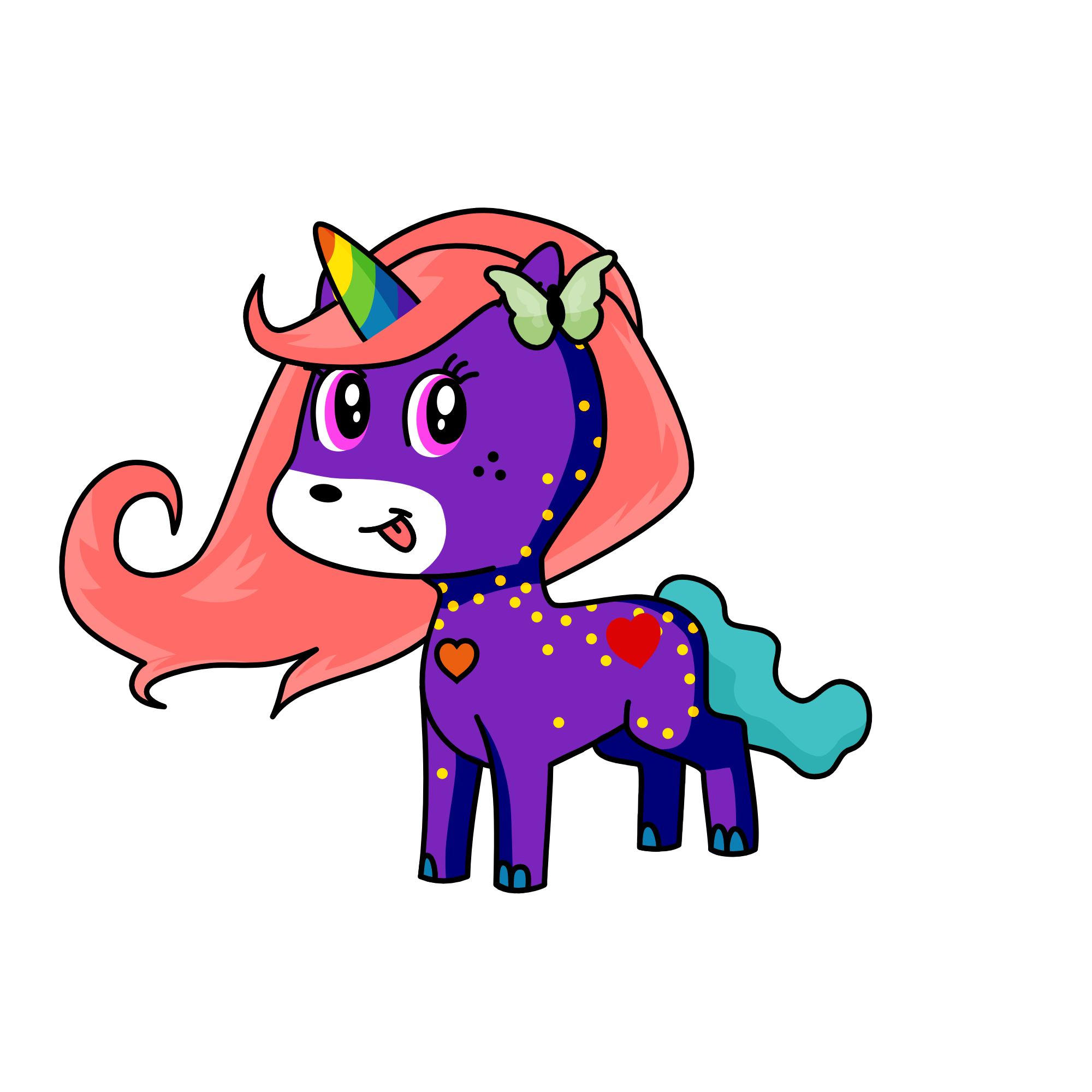 Luna, the unicorn