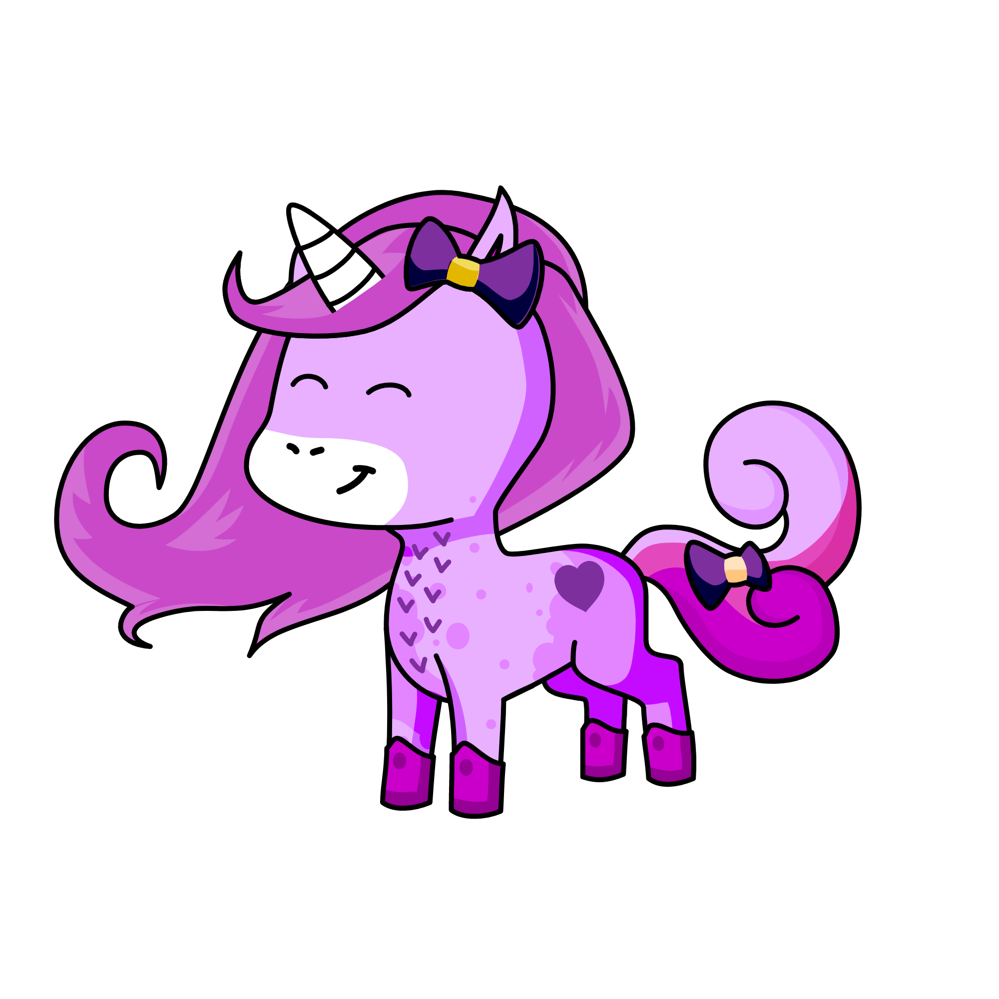 Pinky, the unicorn