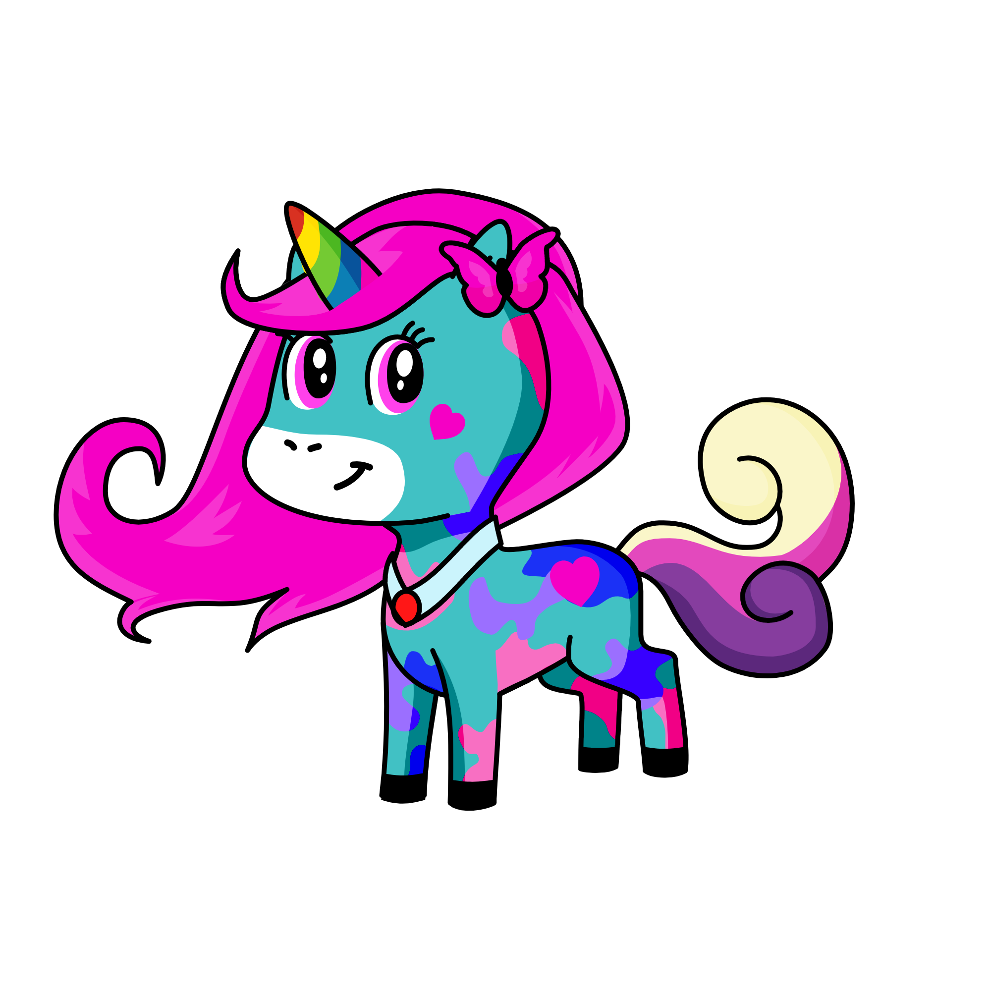 pinky, the unicorn