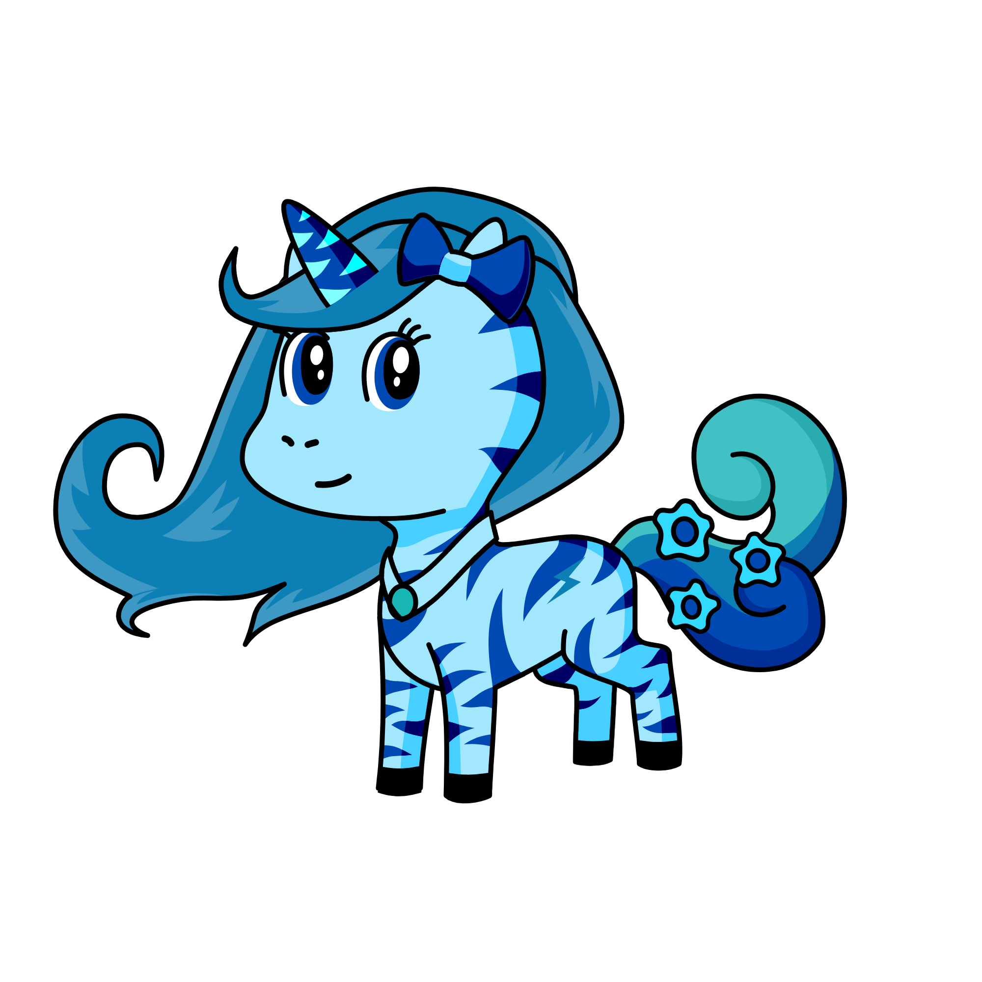 Rain Drop, the unicorn