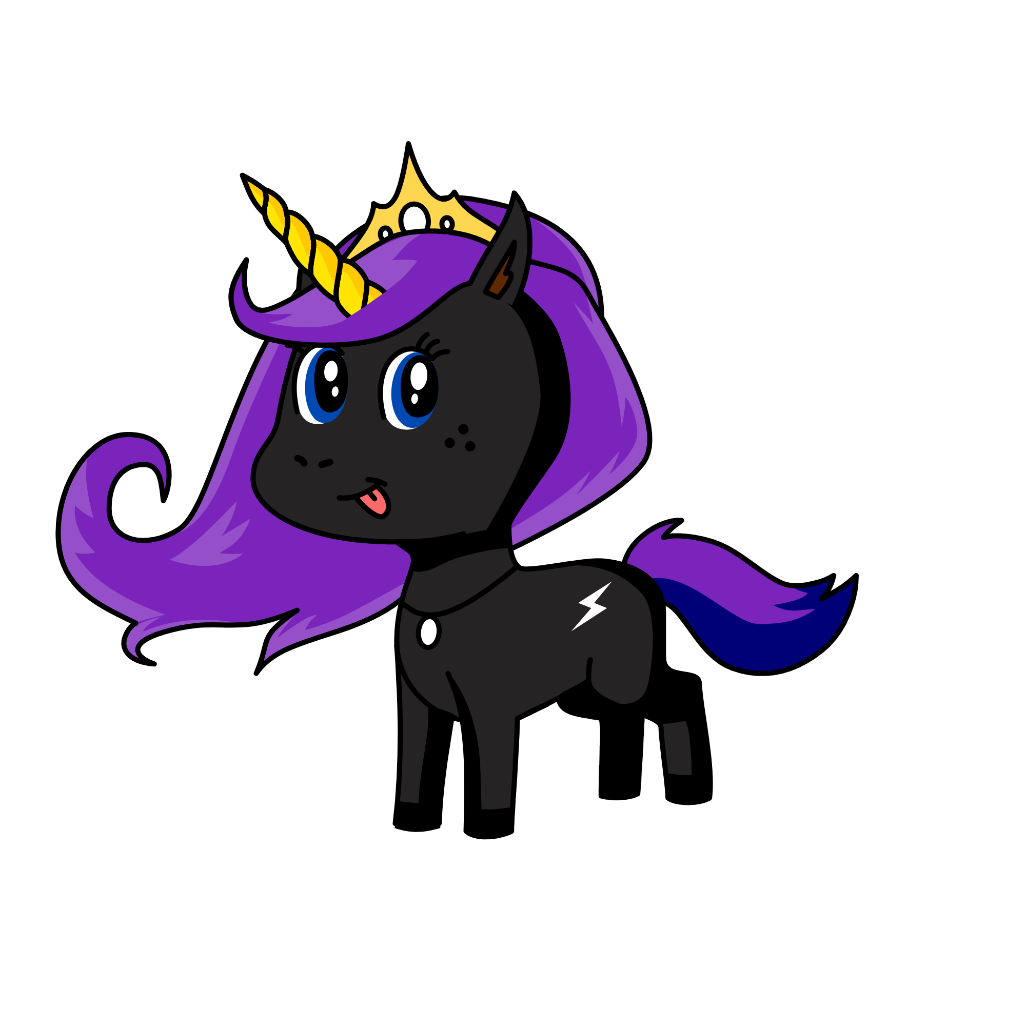 Moon, the unicorn