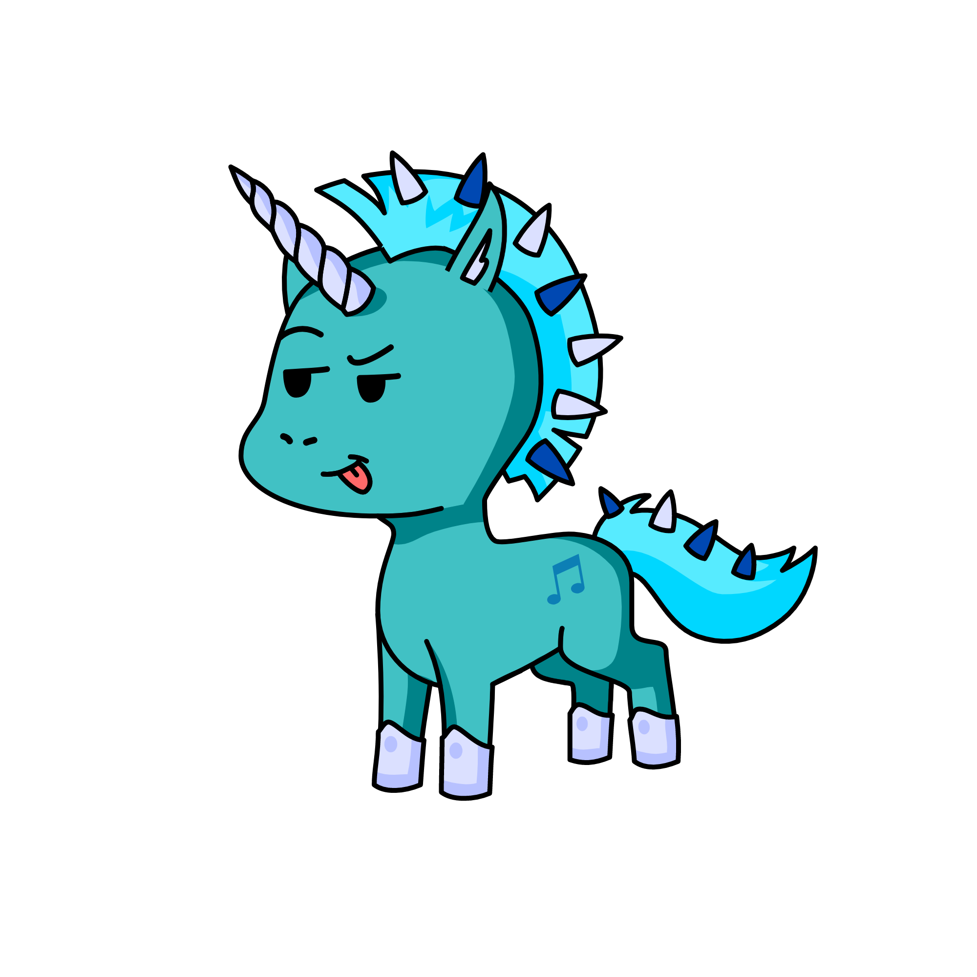 Rock Star, the unicorn
