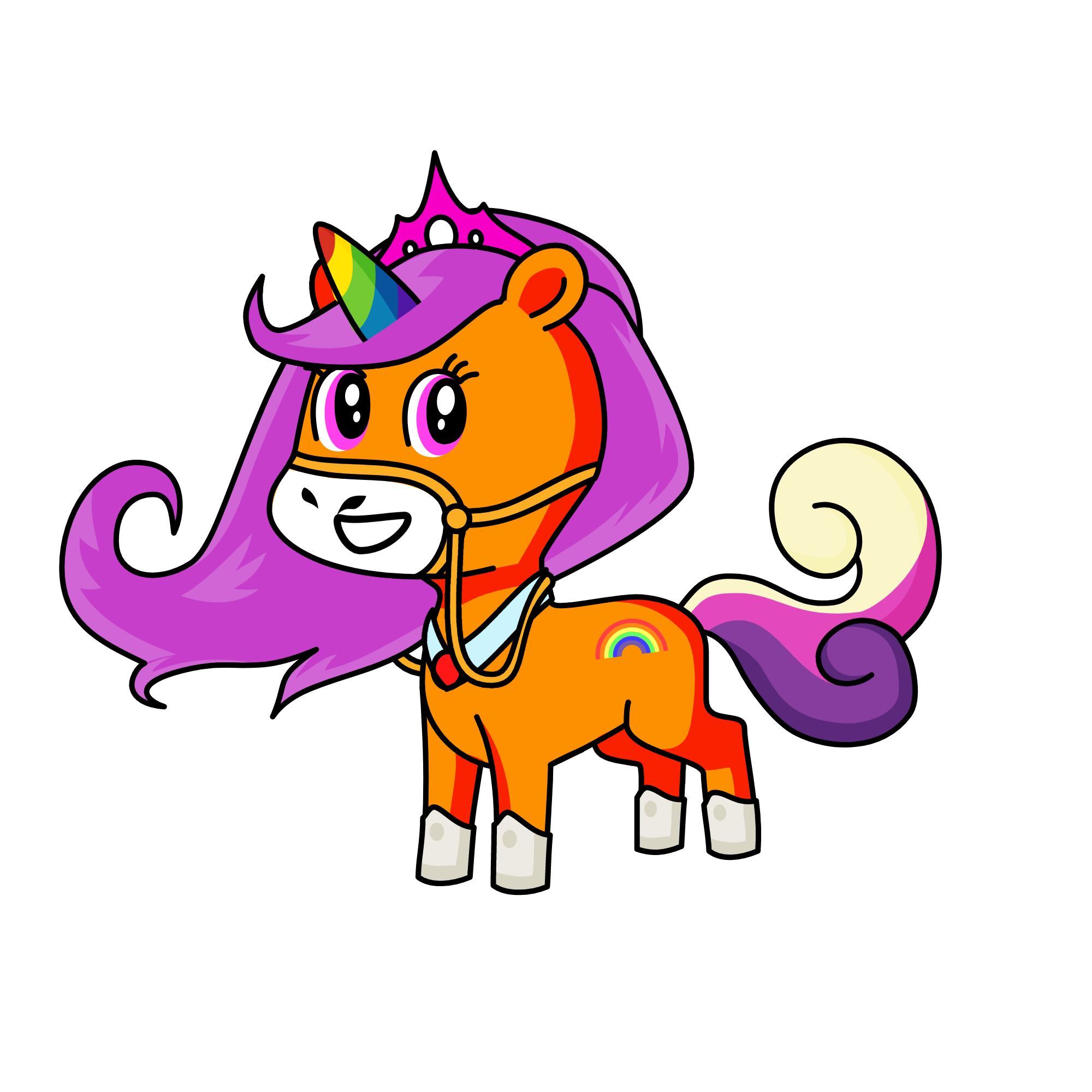 Glitter, the unicorn