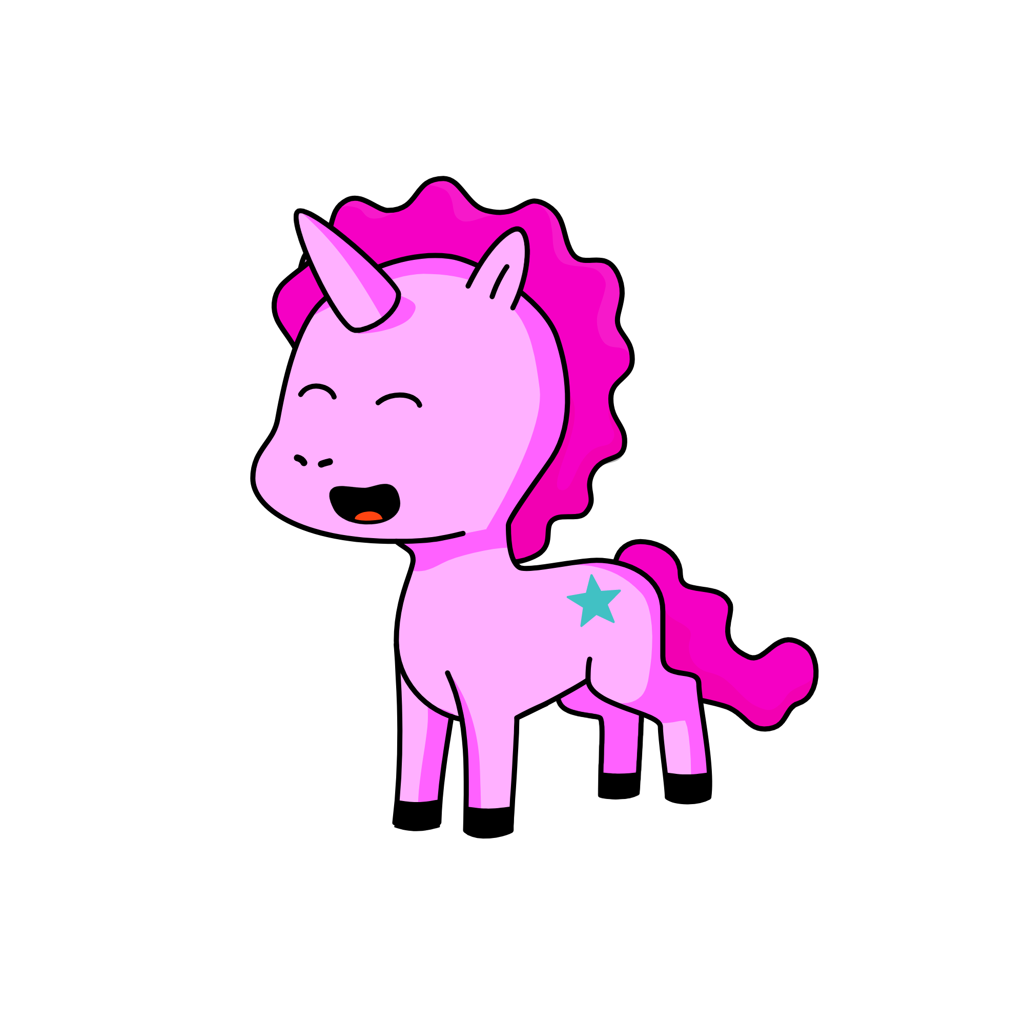 Pinkie pie, the unicorn