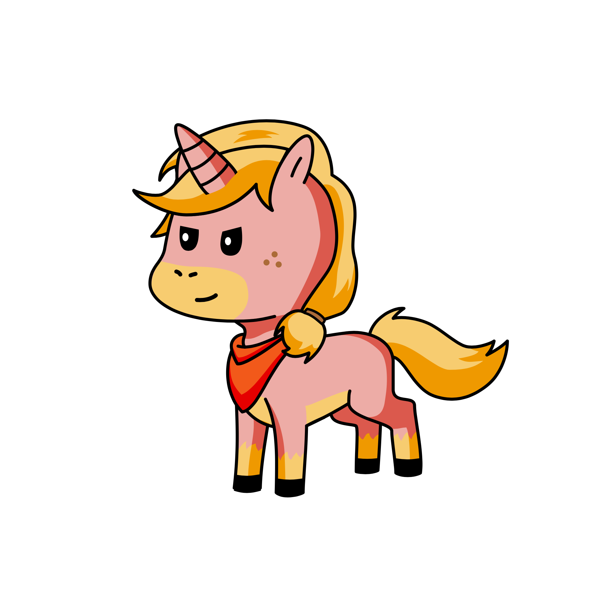 Anna red delicious, the unicorn