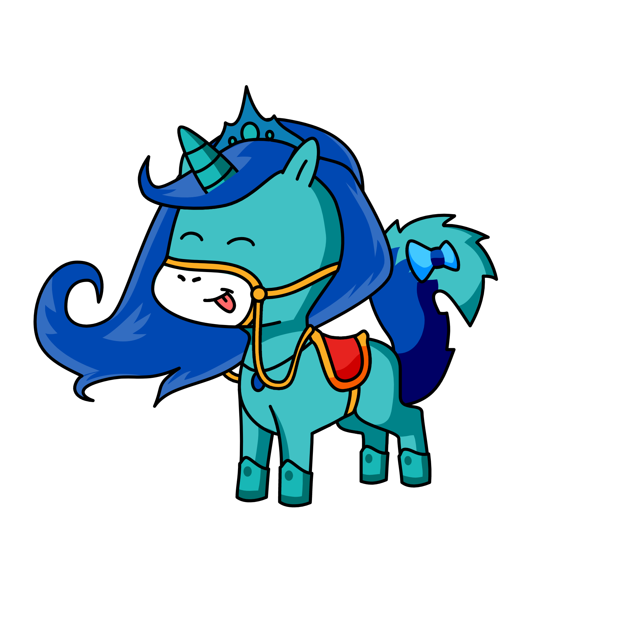 reyna de hielo, the unicorn