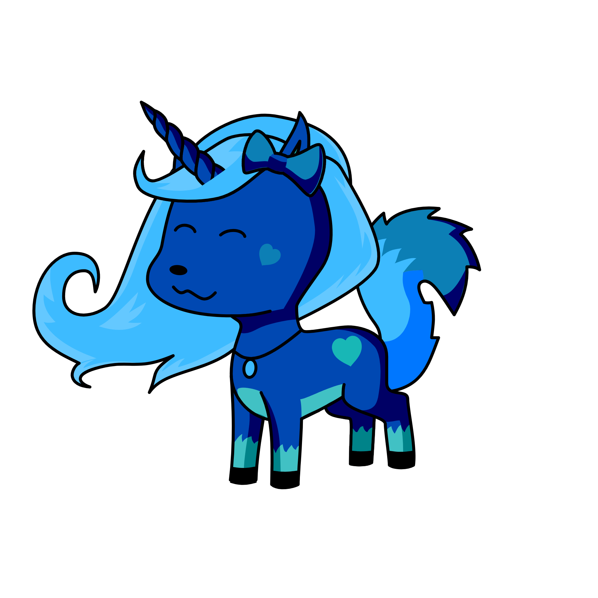 Snowy, the unicorn