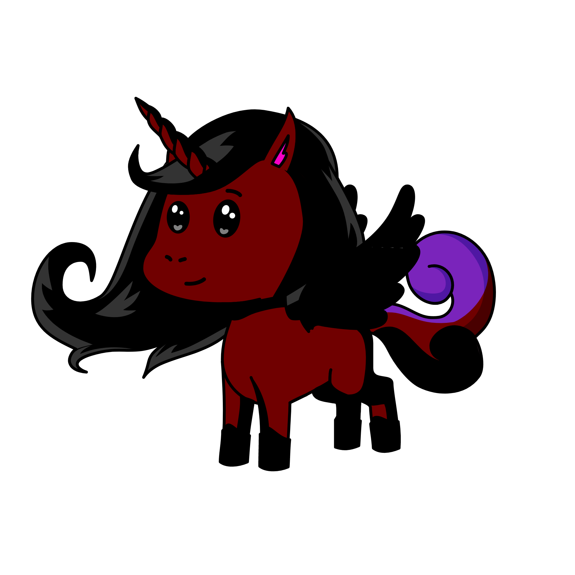 Nightwhisper, the unicorn