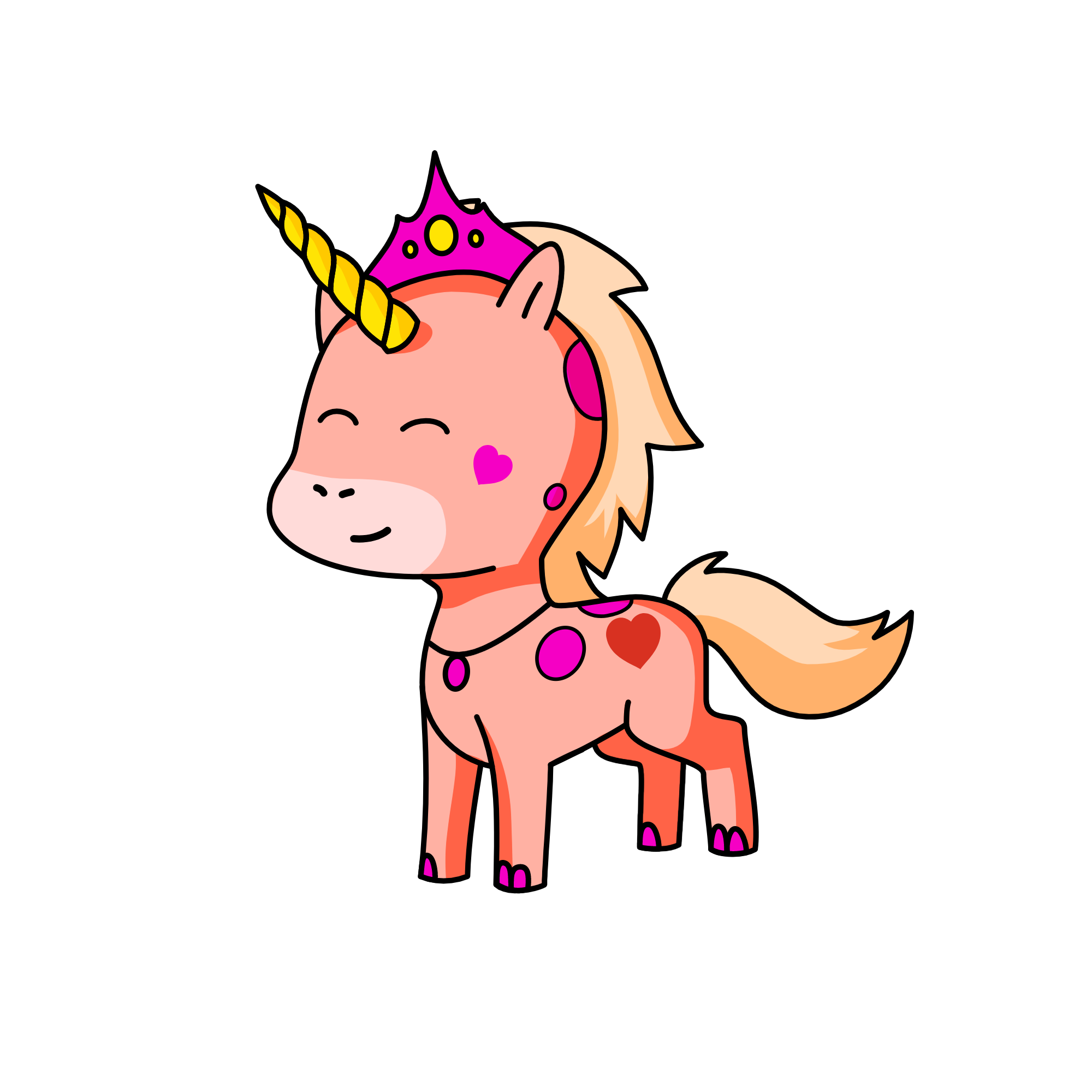 Scarlet, the unicorn