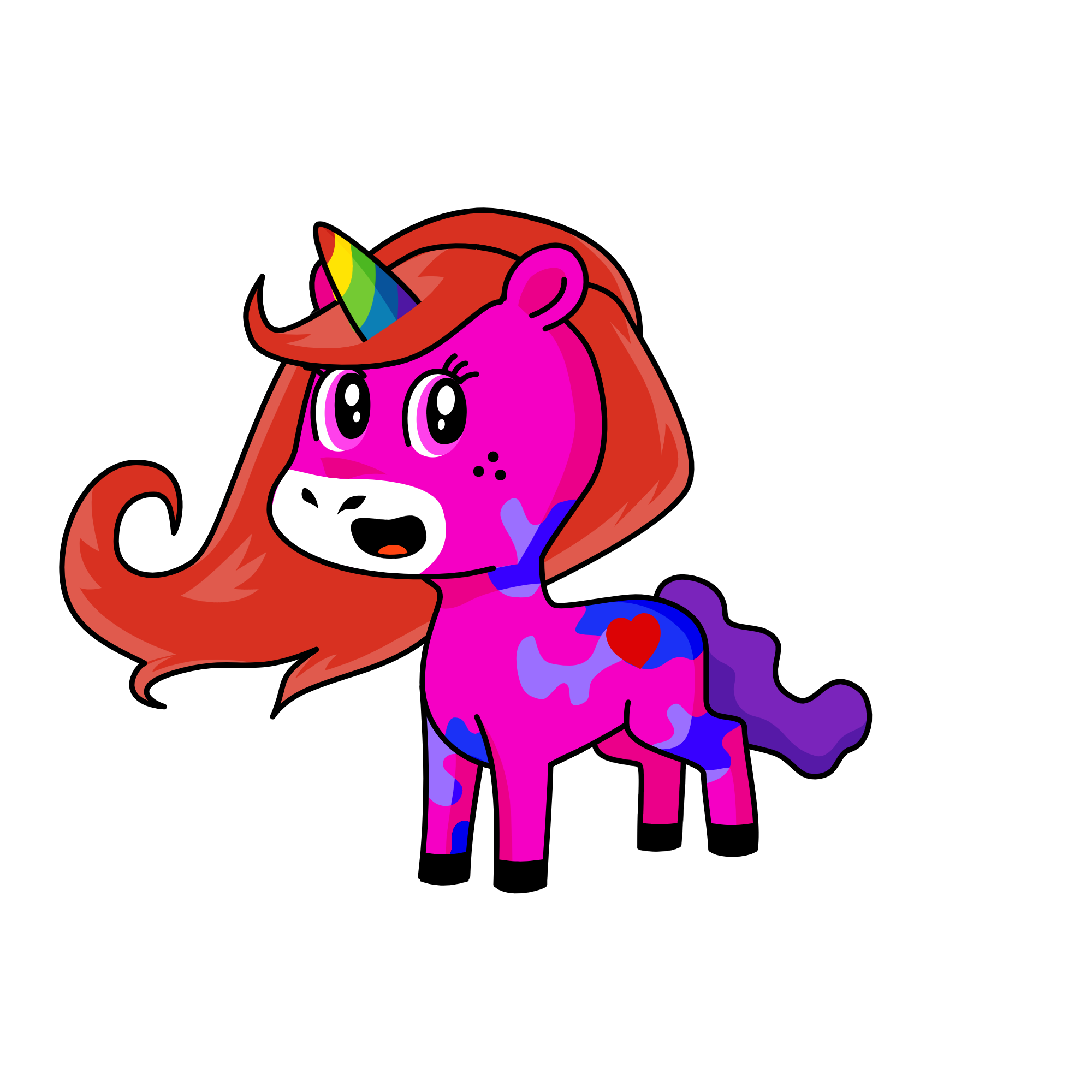 unicorn dash, the unicorn