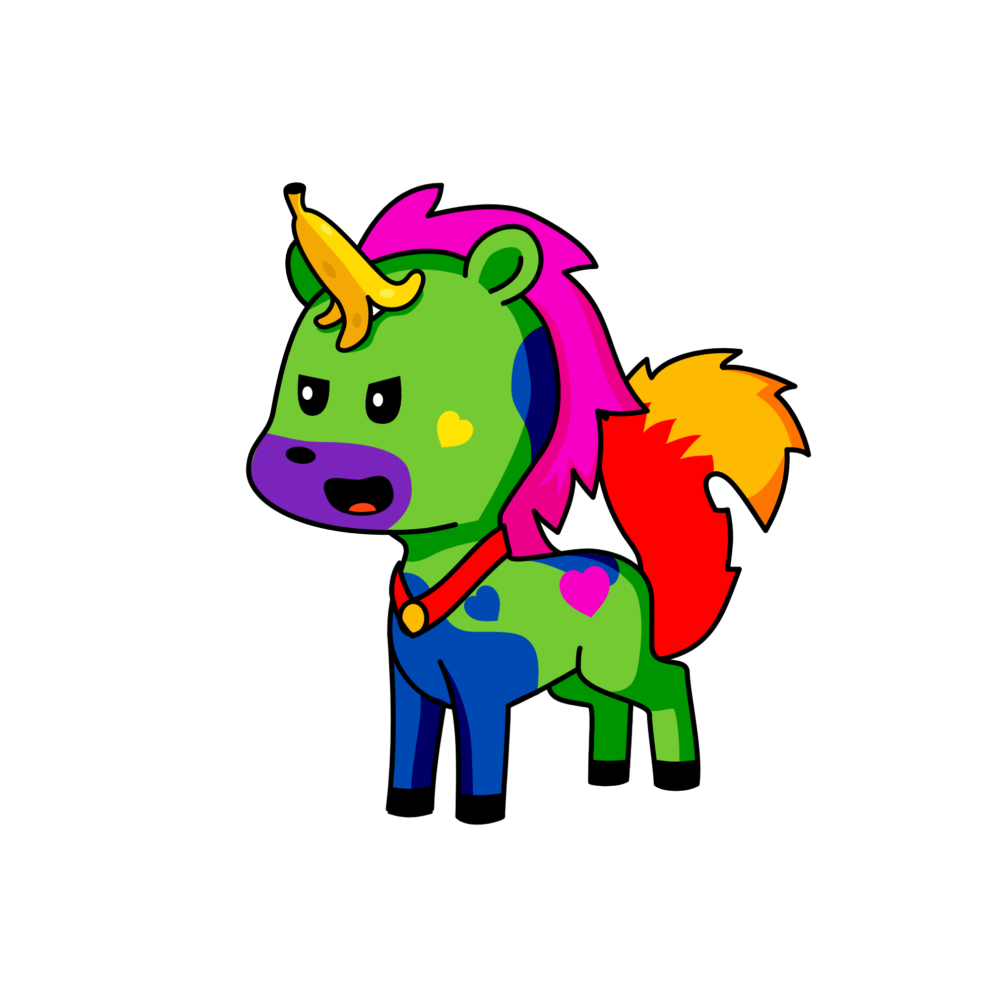 Agustus, the unicorn