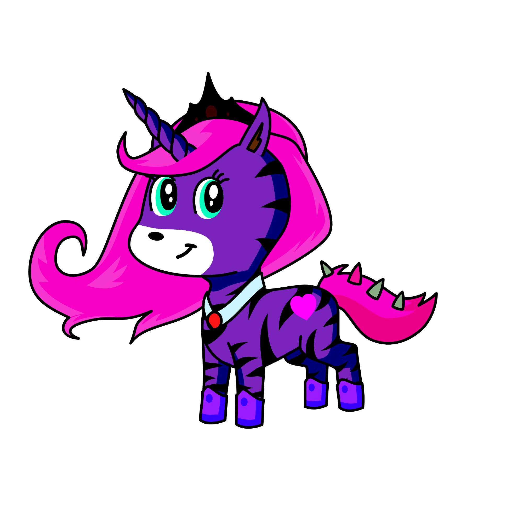 Princess evet, the unicorn