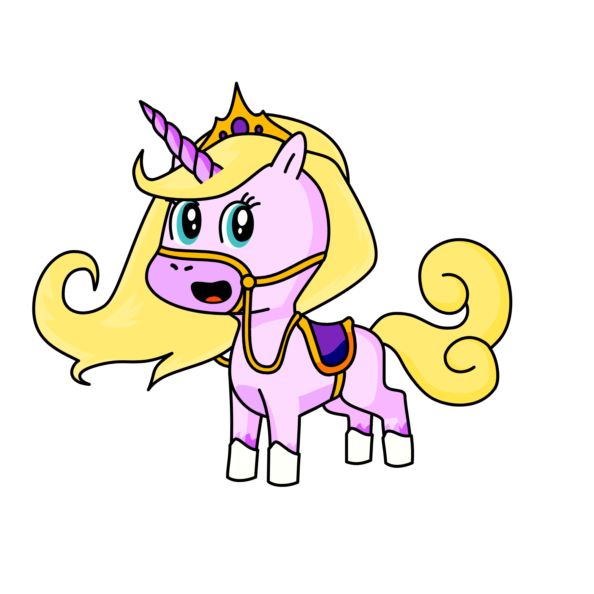 Seleste, the unicorn
