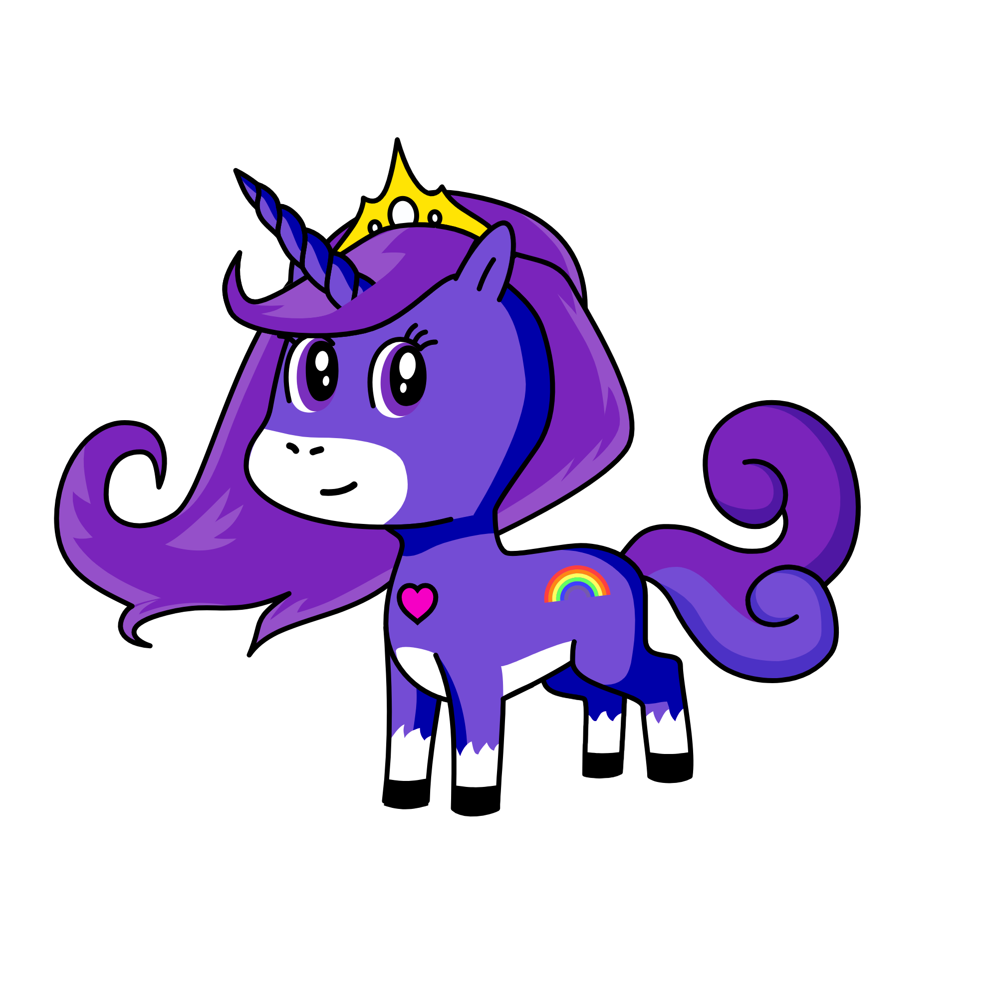 The Night Sky, the unicorn