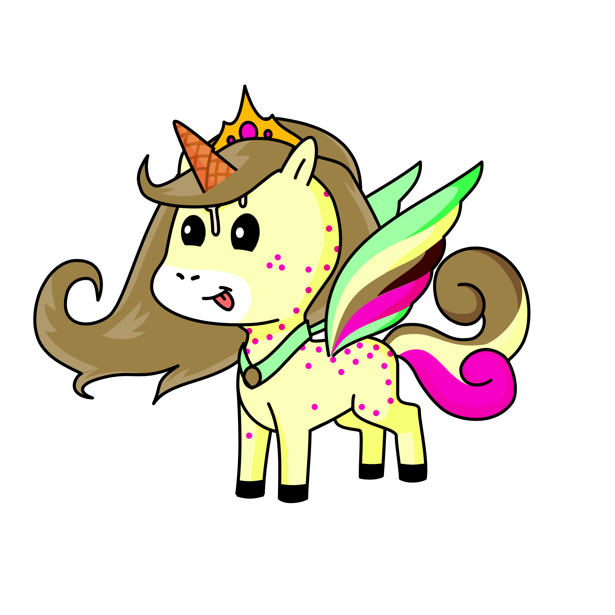 ice-y cream, the unicorn