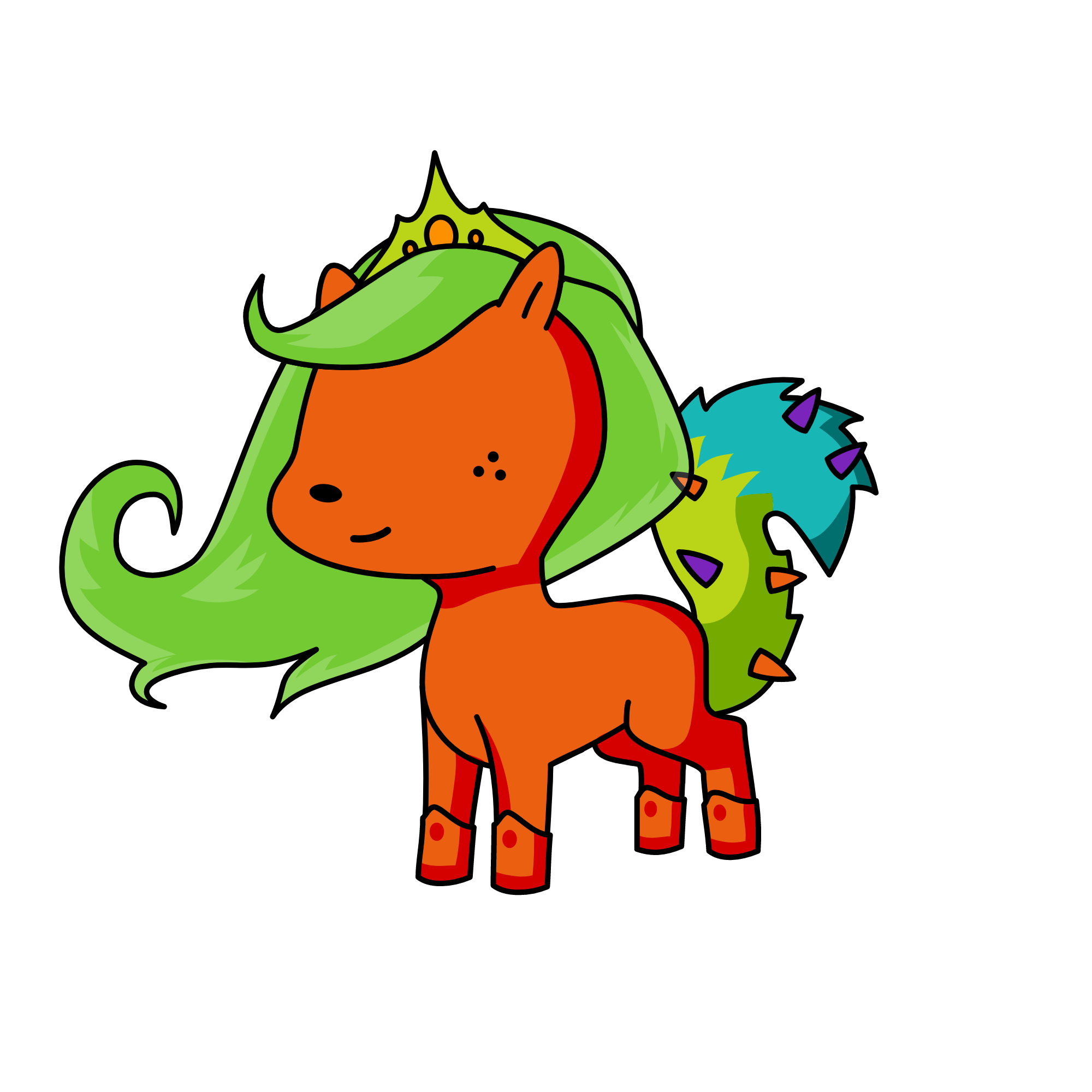b, the unicorn