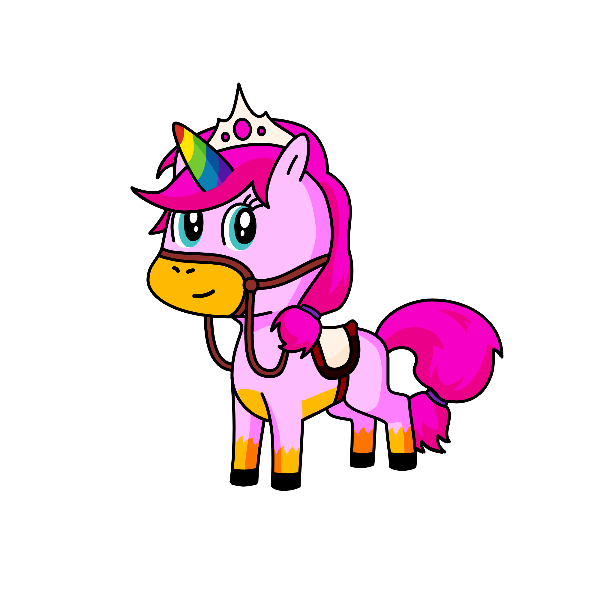 Senna, the unicorn