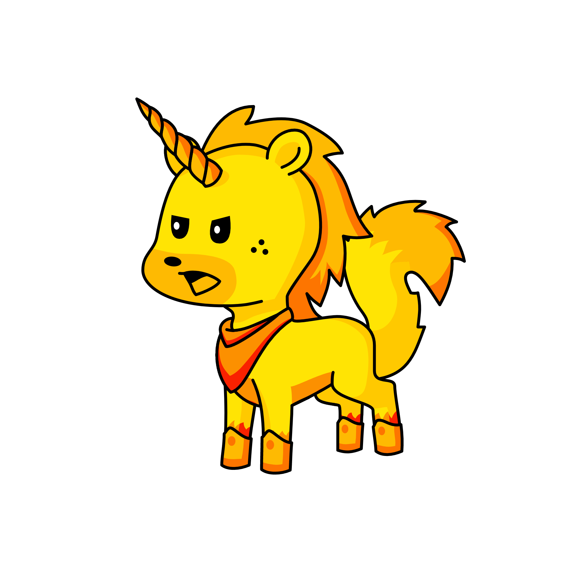 bakugou, the unicorn