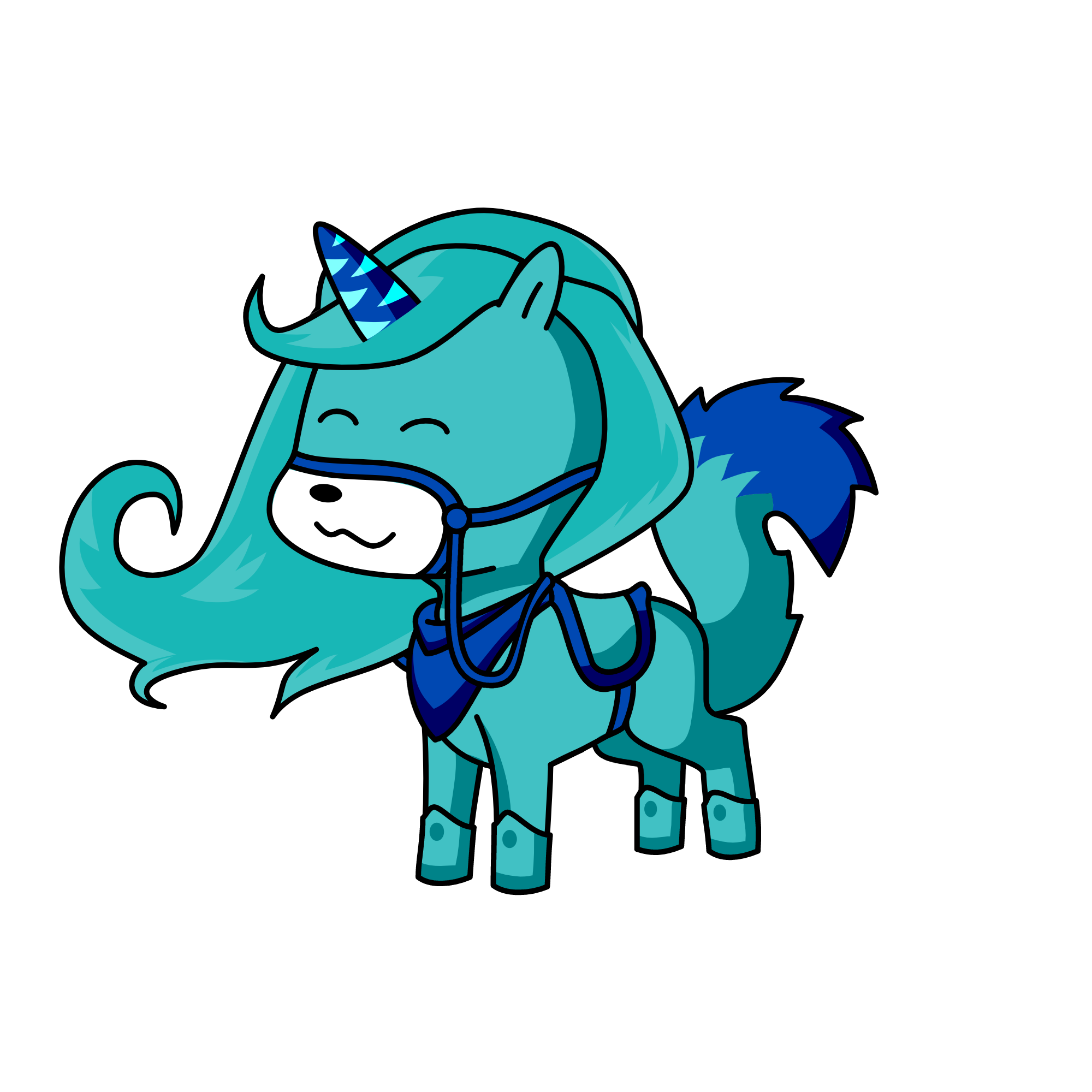nube, the unicorn
