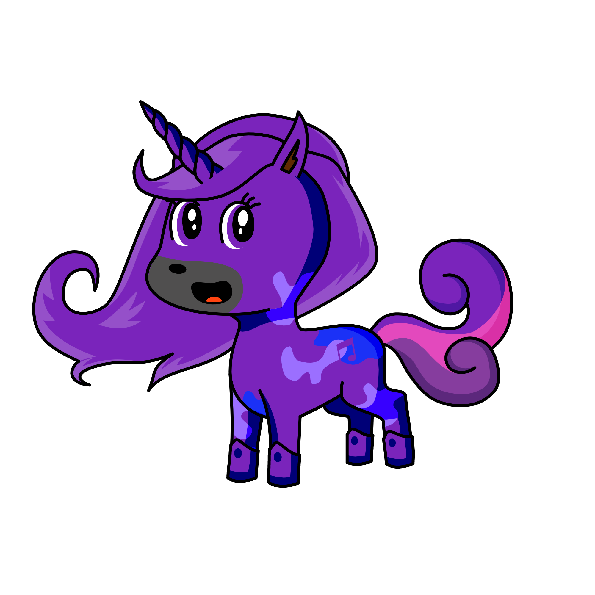 glow, the unicorn
