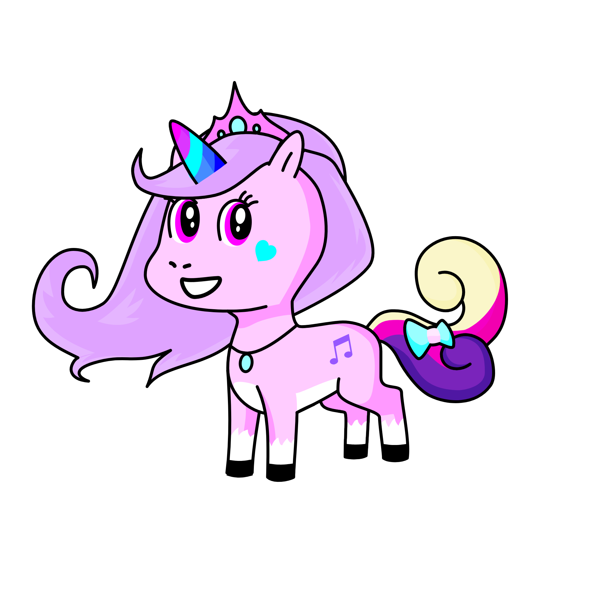 Lilly, the unicorn