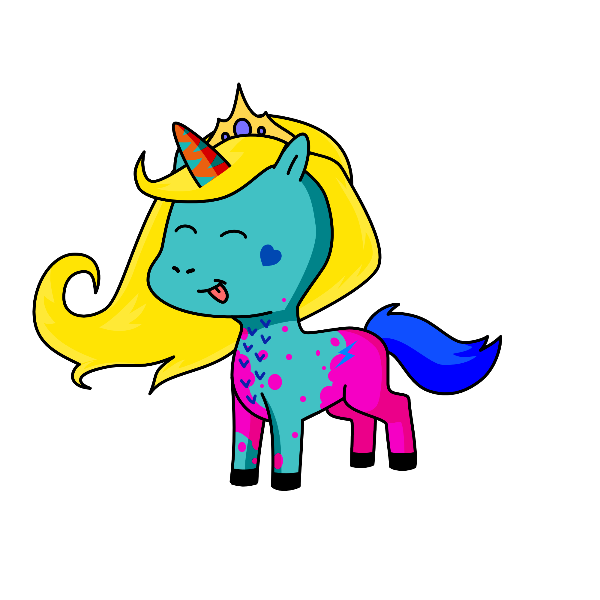 cloud princess, the unicorn