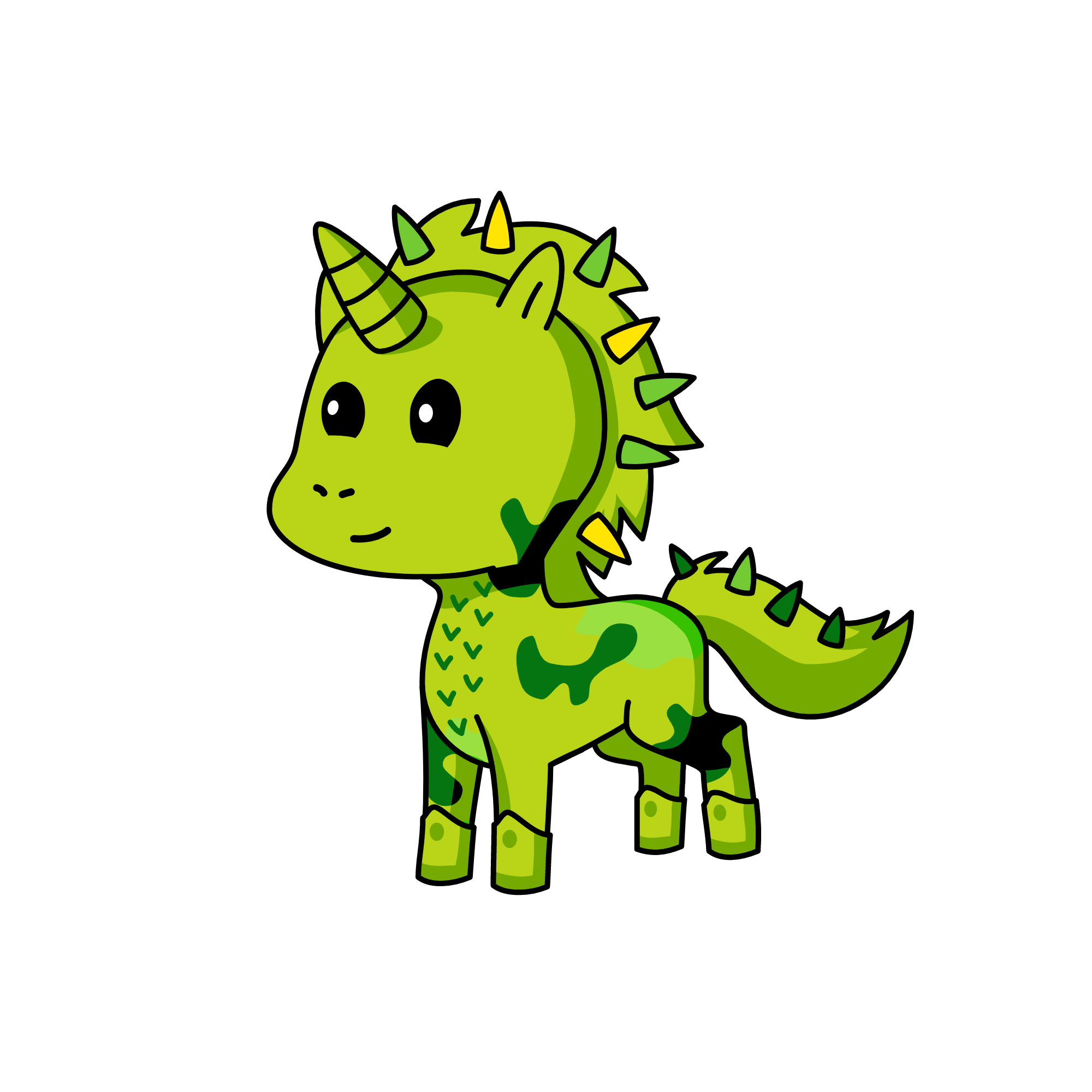 Croc the crocodile, the unicorn
