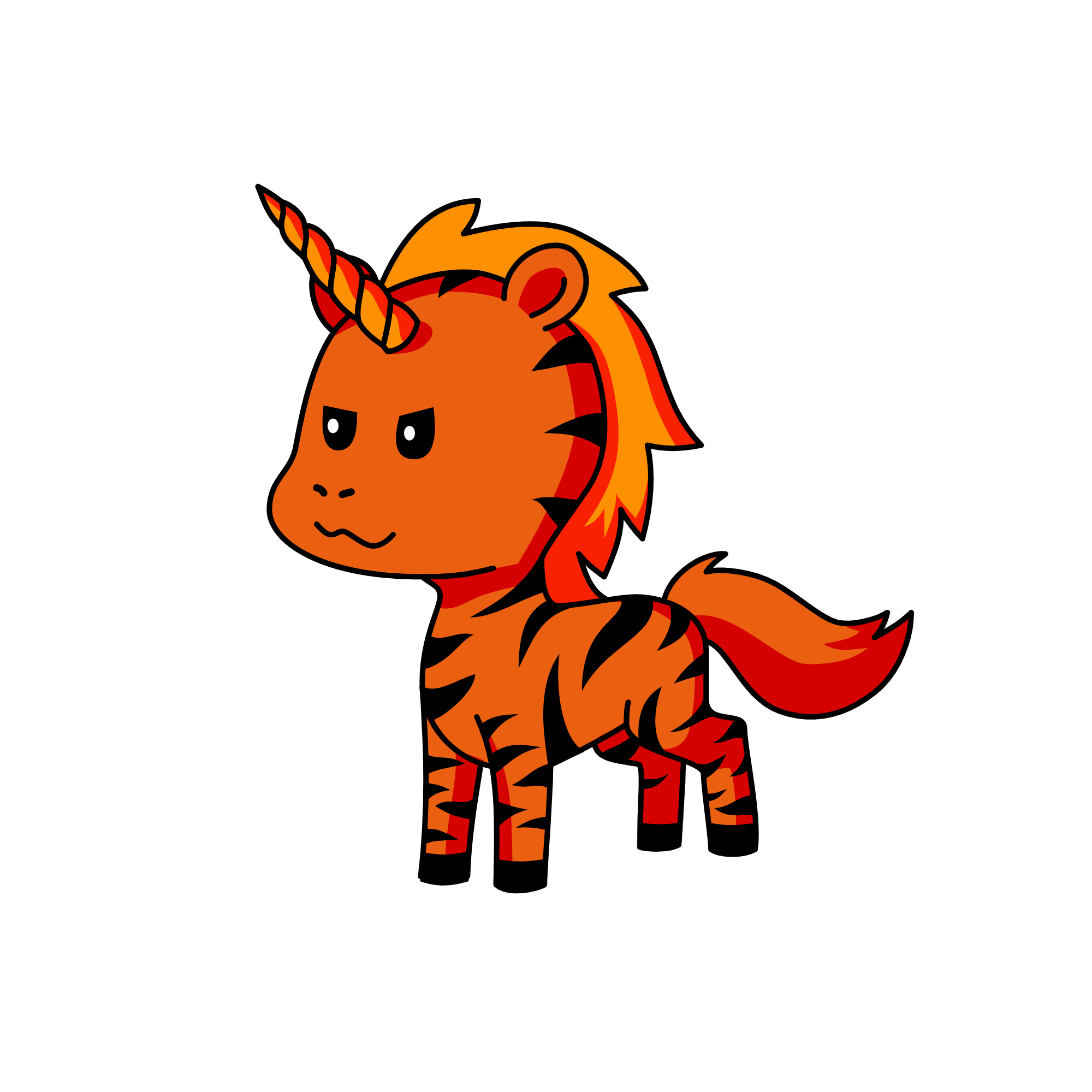 Tiger, the unicorn
