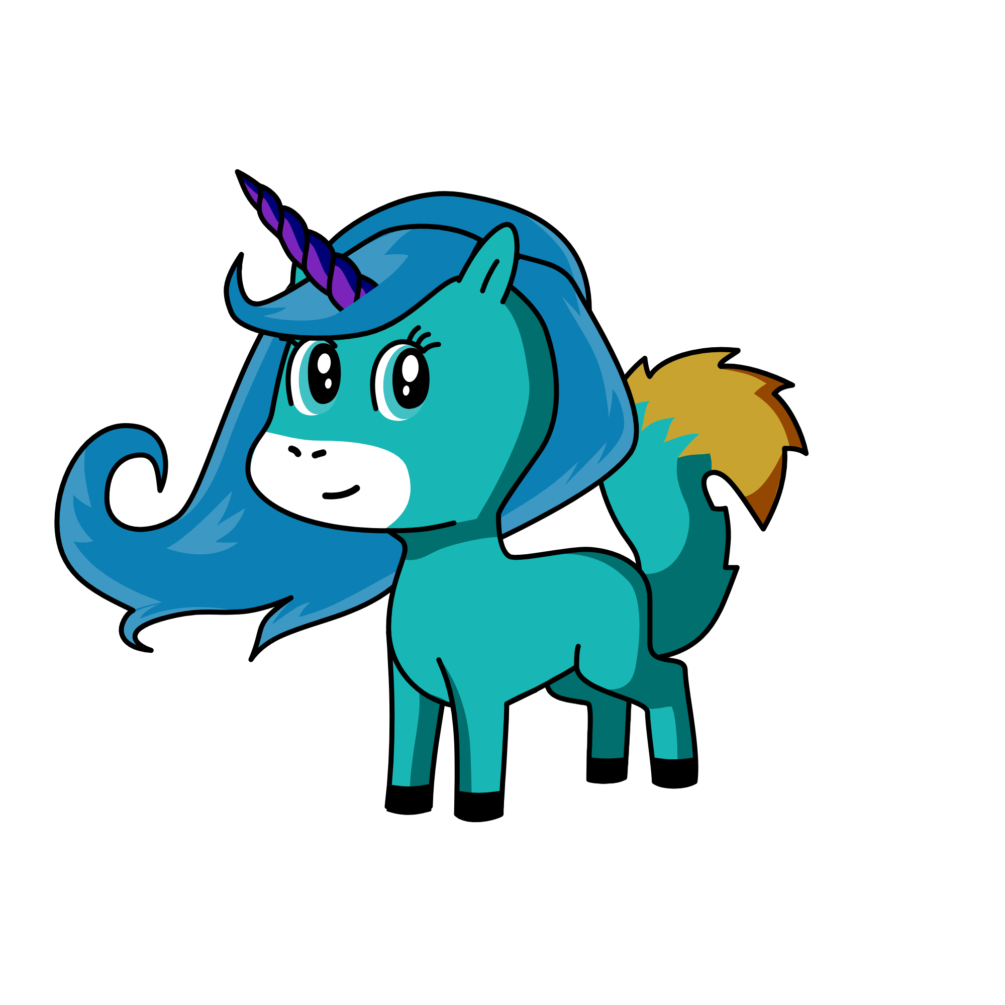 Manoela, the unicorn