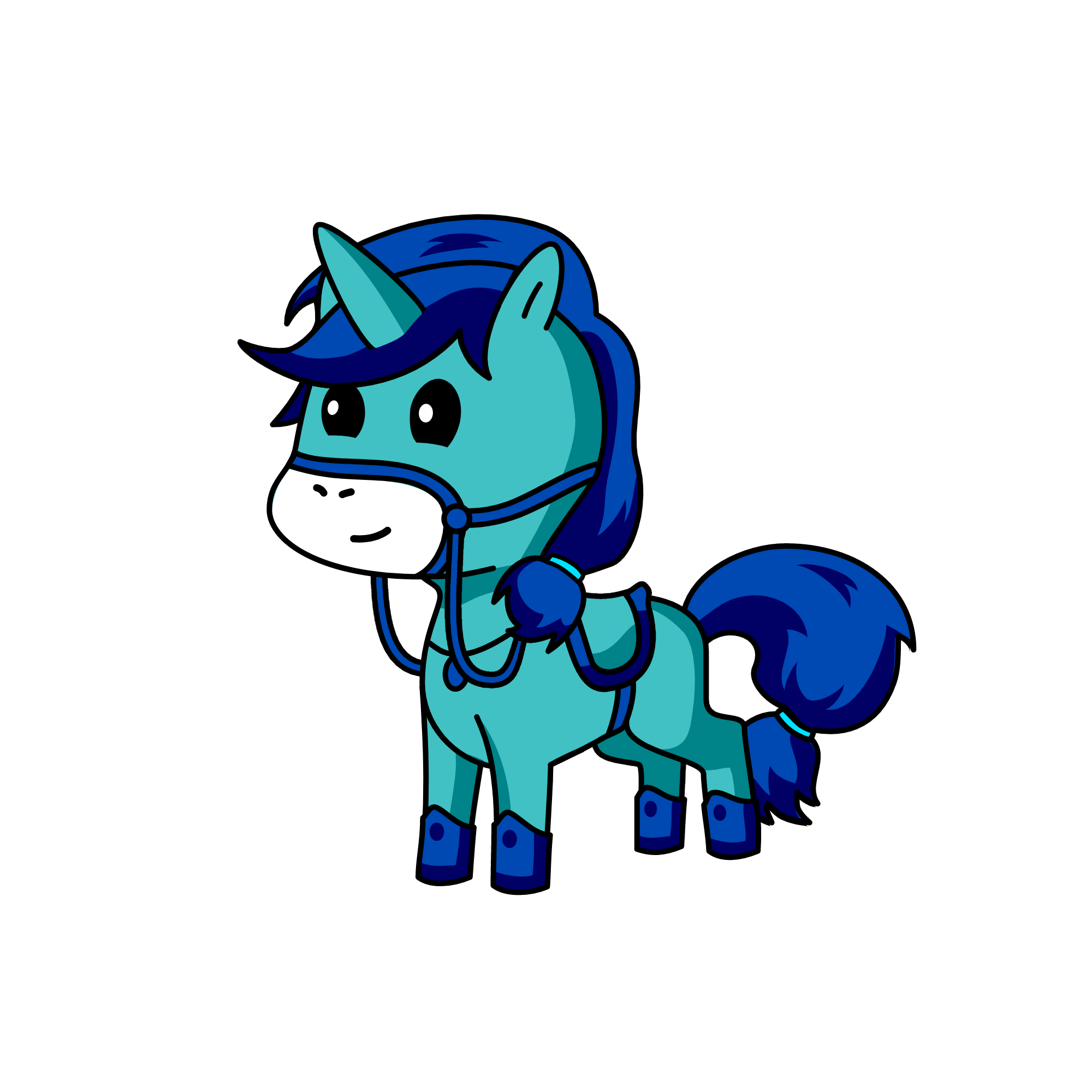 azul, the unicorn