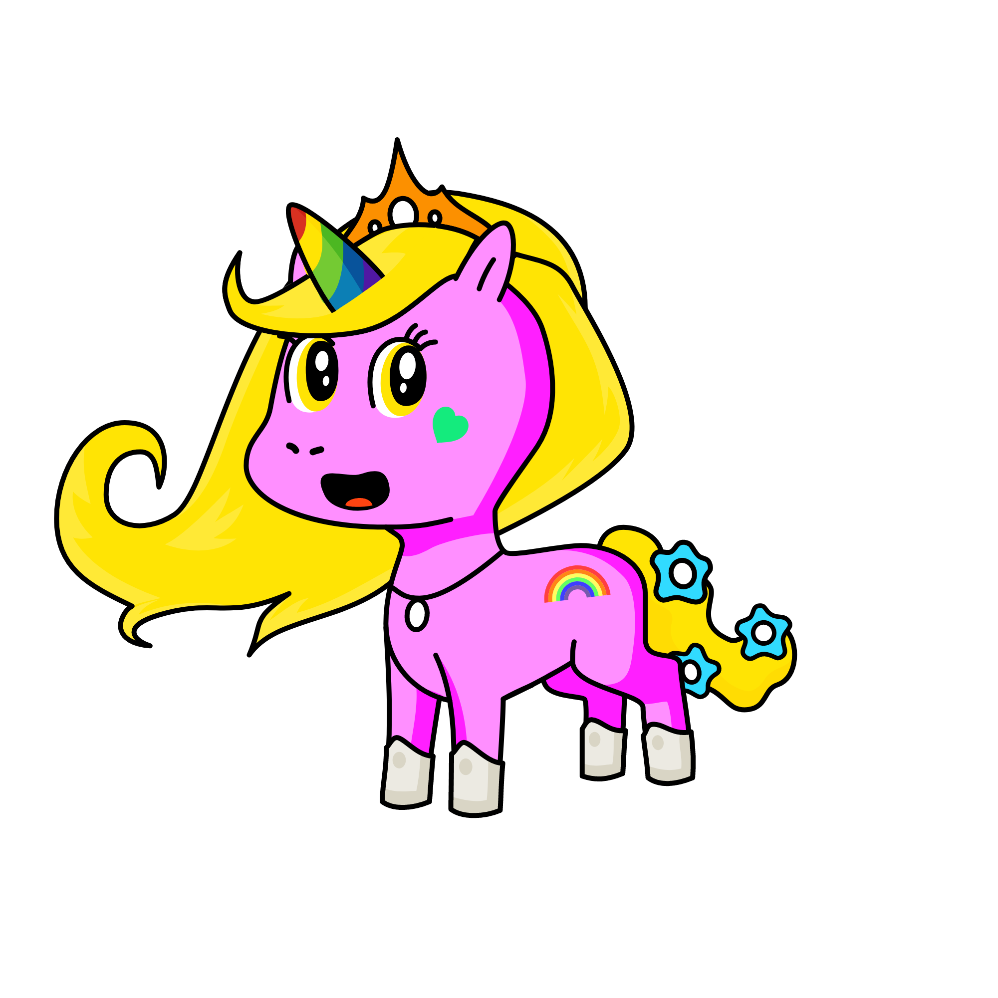 princess unicorn, the unicorn