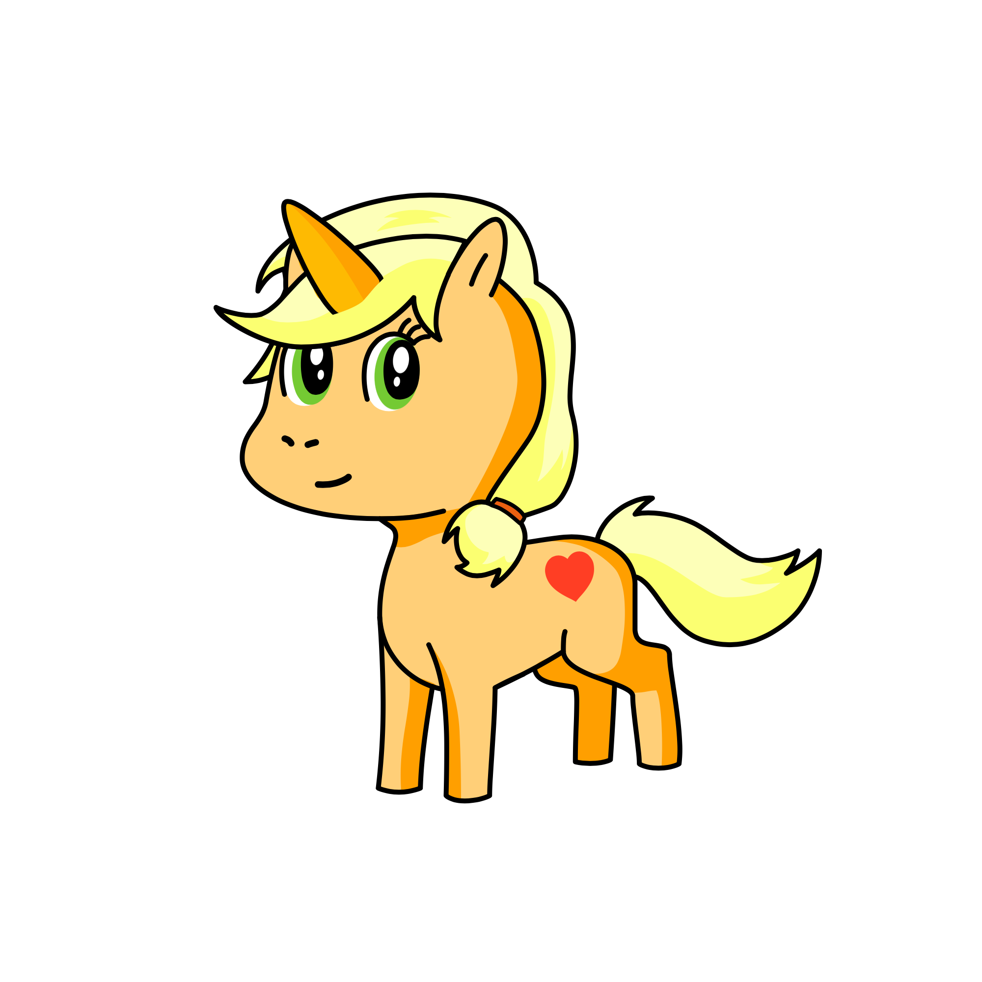 Applejack, the unicorn