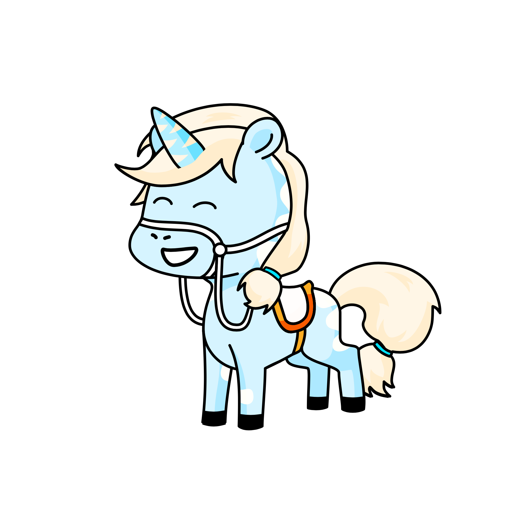 snowy, the unicorn