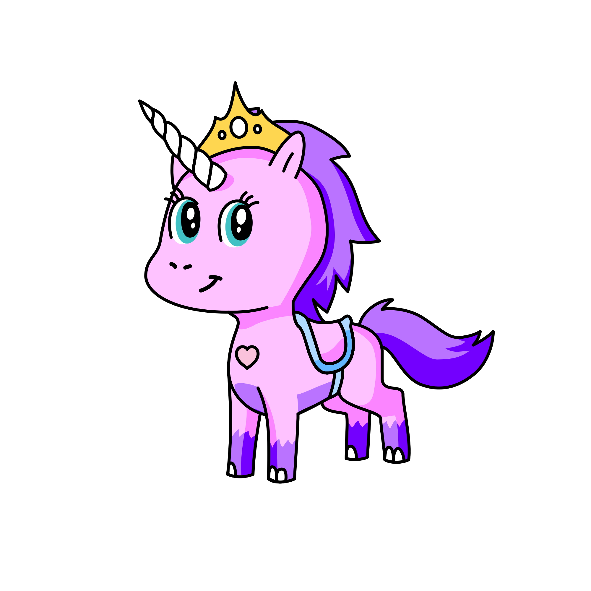 Fairy floss, the unicorn