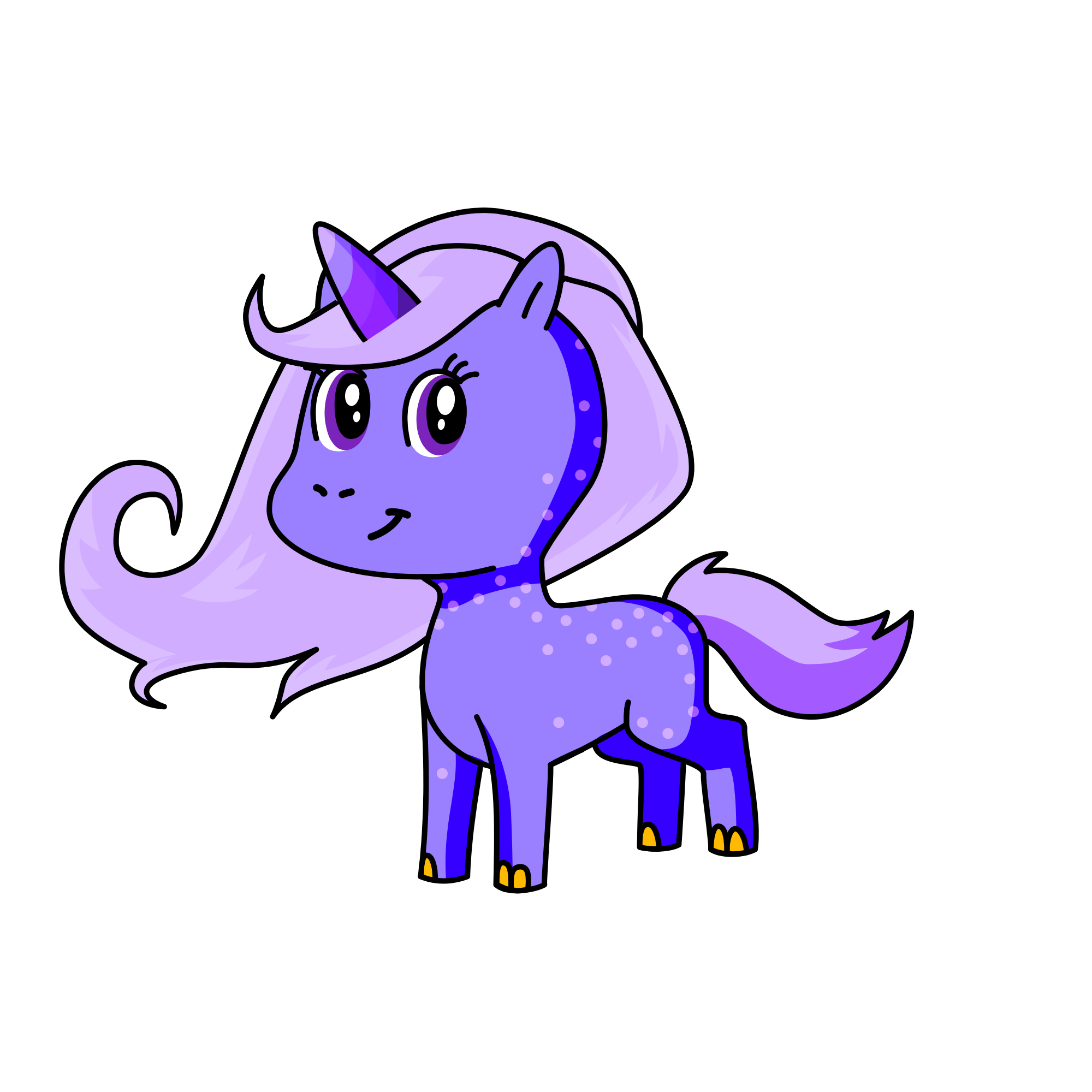 Lucinda, the unicorn