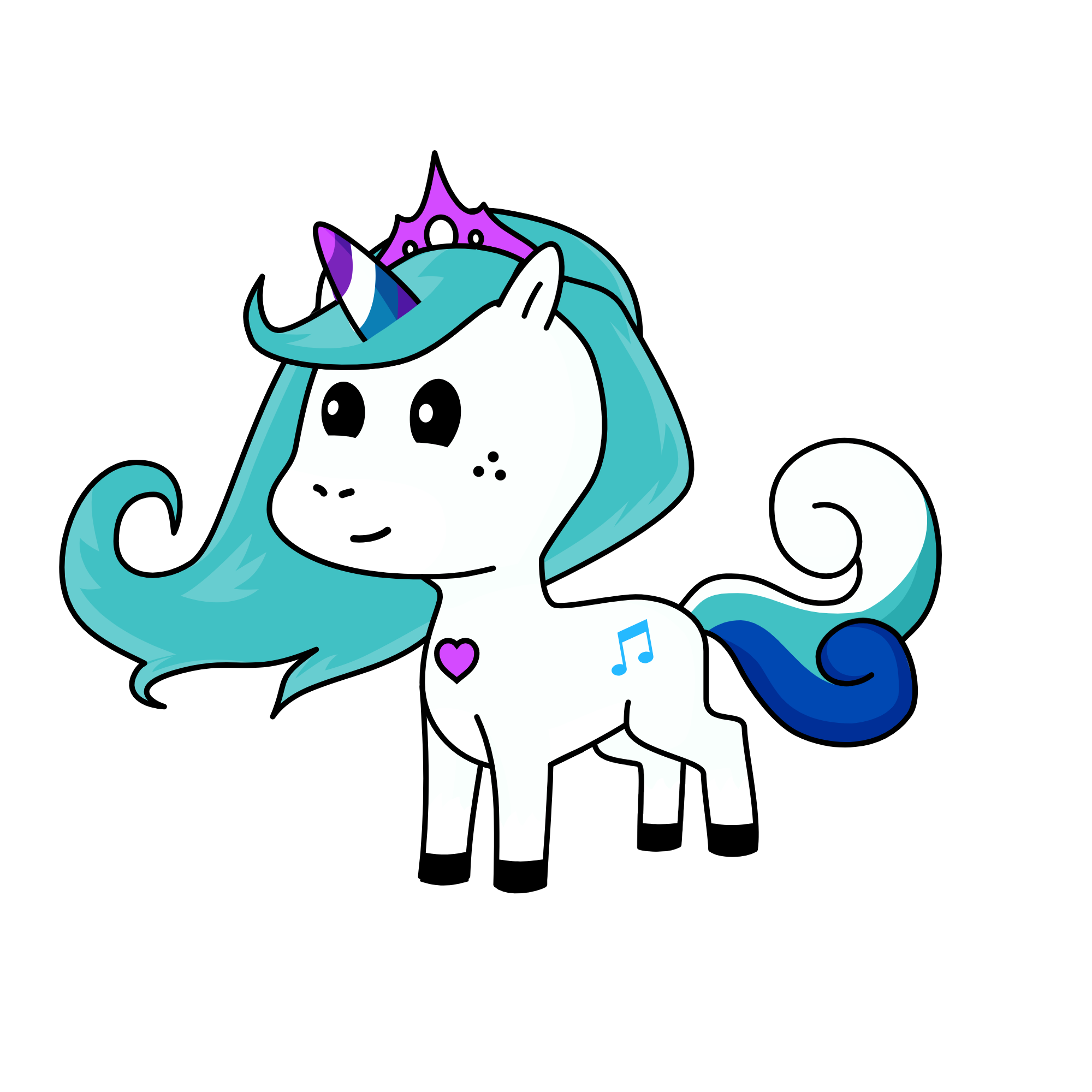 Winter Unicorn, the unicorn