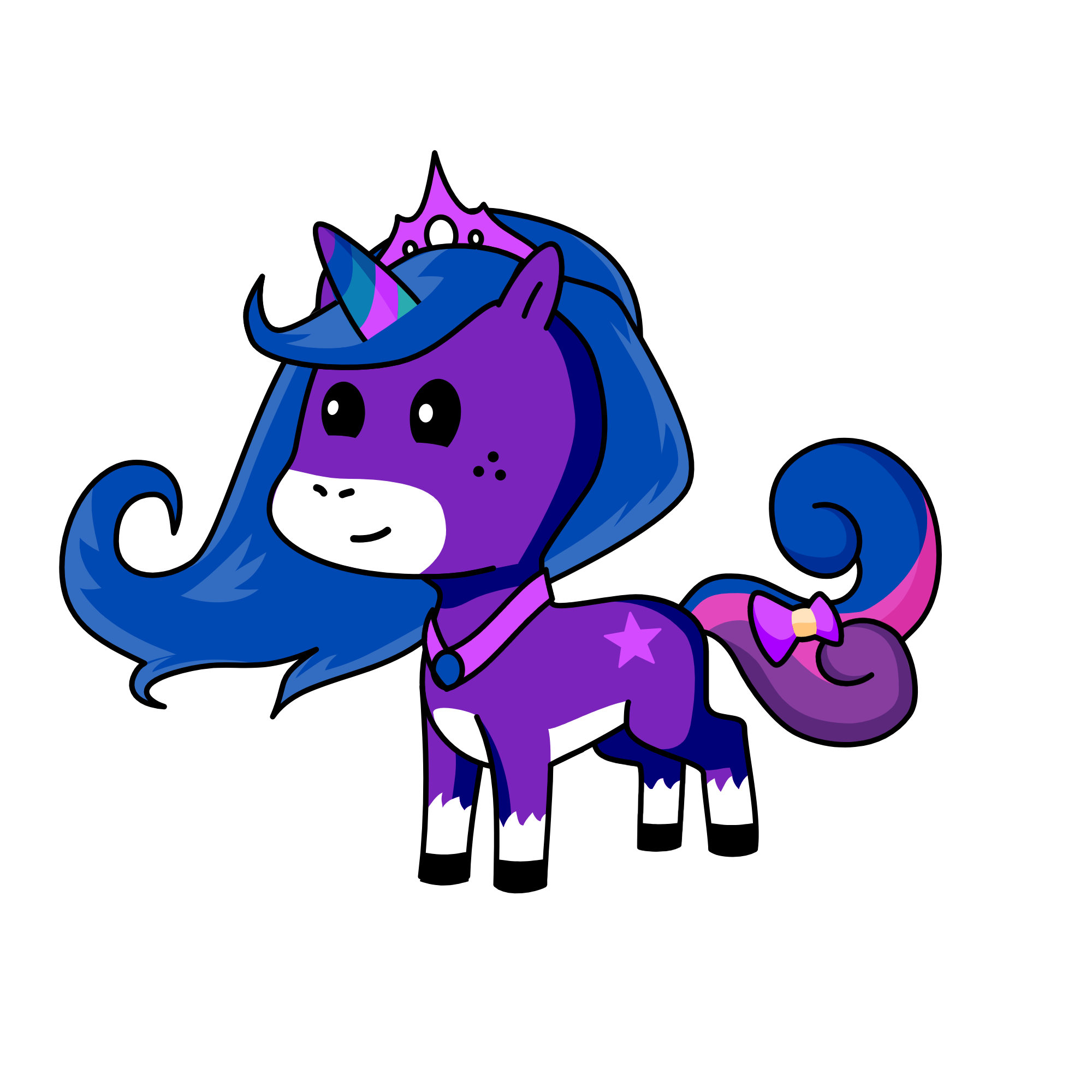 Night Unicorn, the unicorn