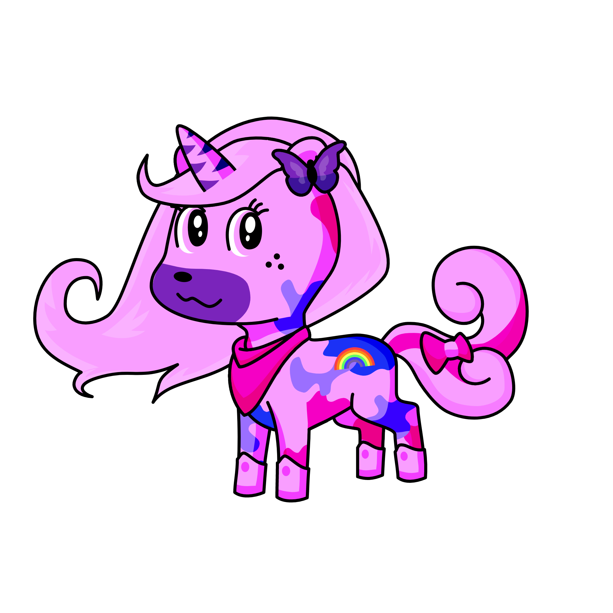 hide, the unicorn