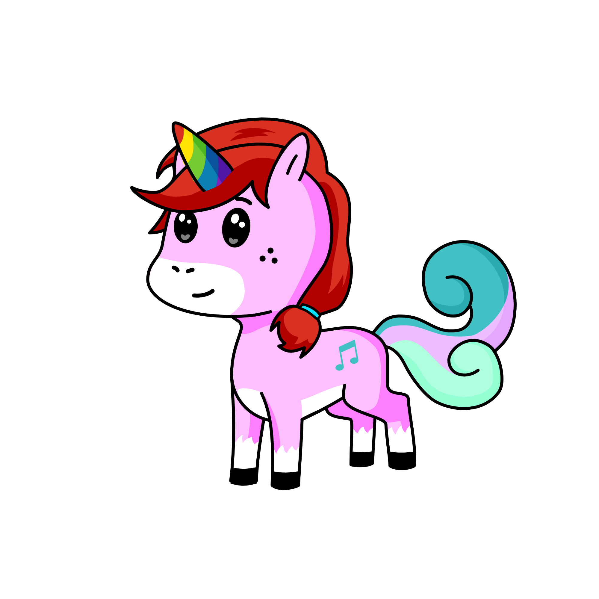 Melody, the unicorn