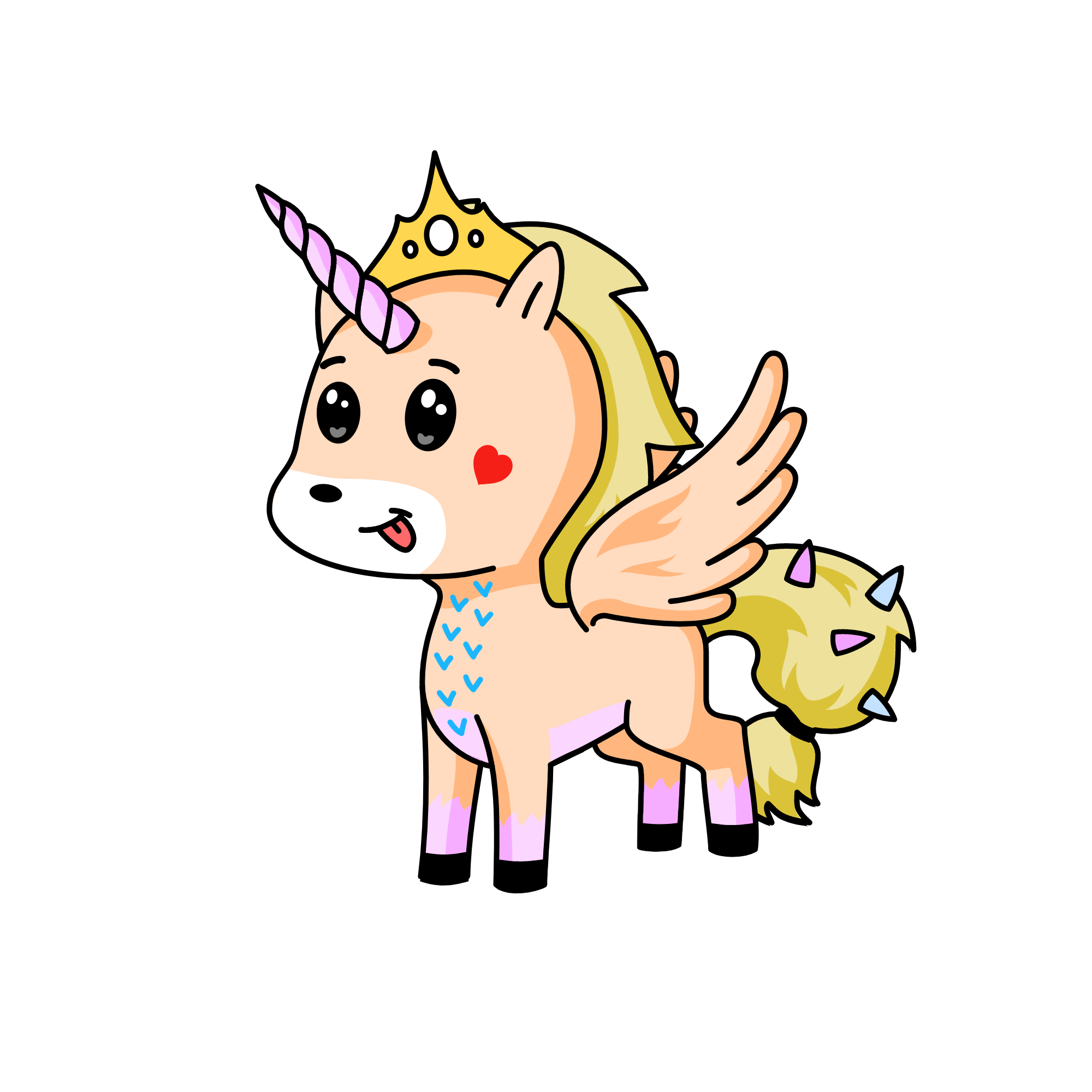 Gina Sparkle, the unicorn
