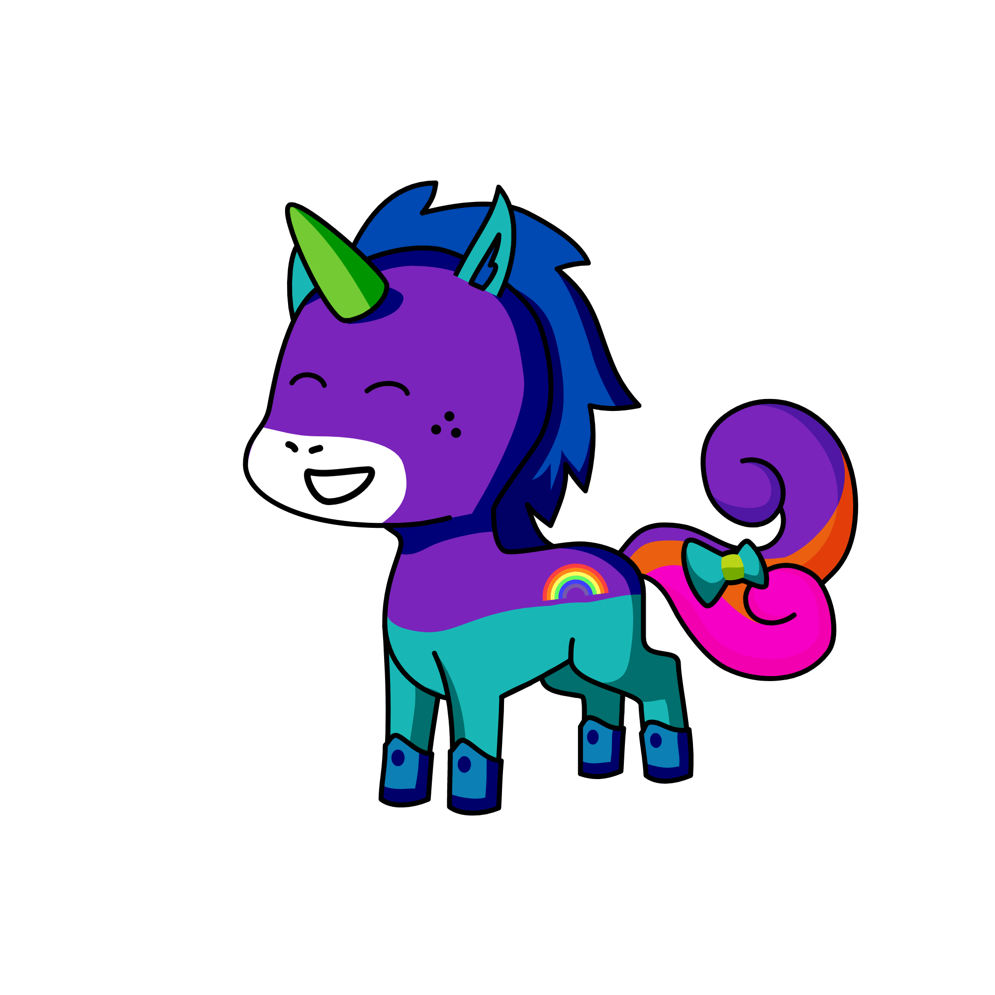 h j  h, the unicorn