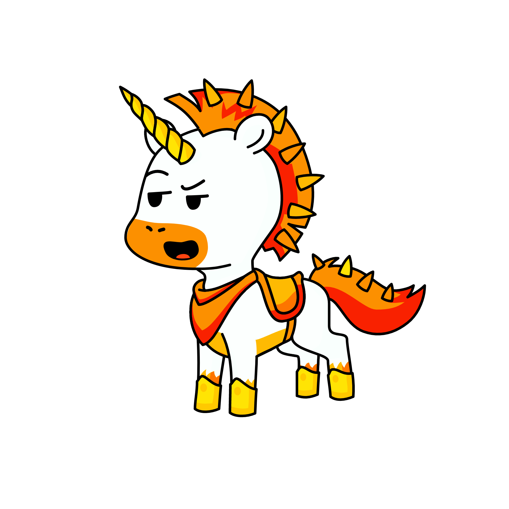 Aston , the unicorn
