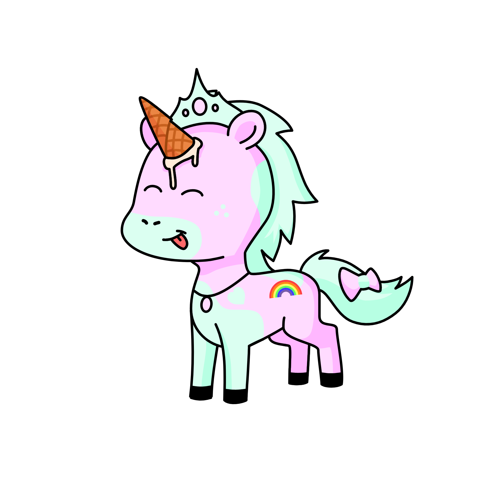 cupcake , the unicorn