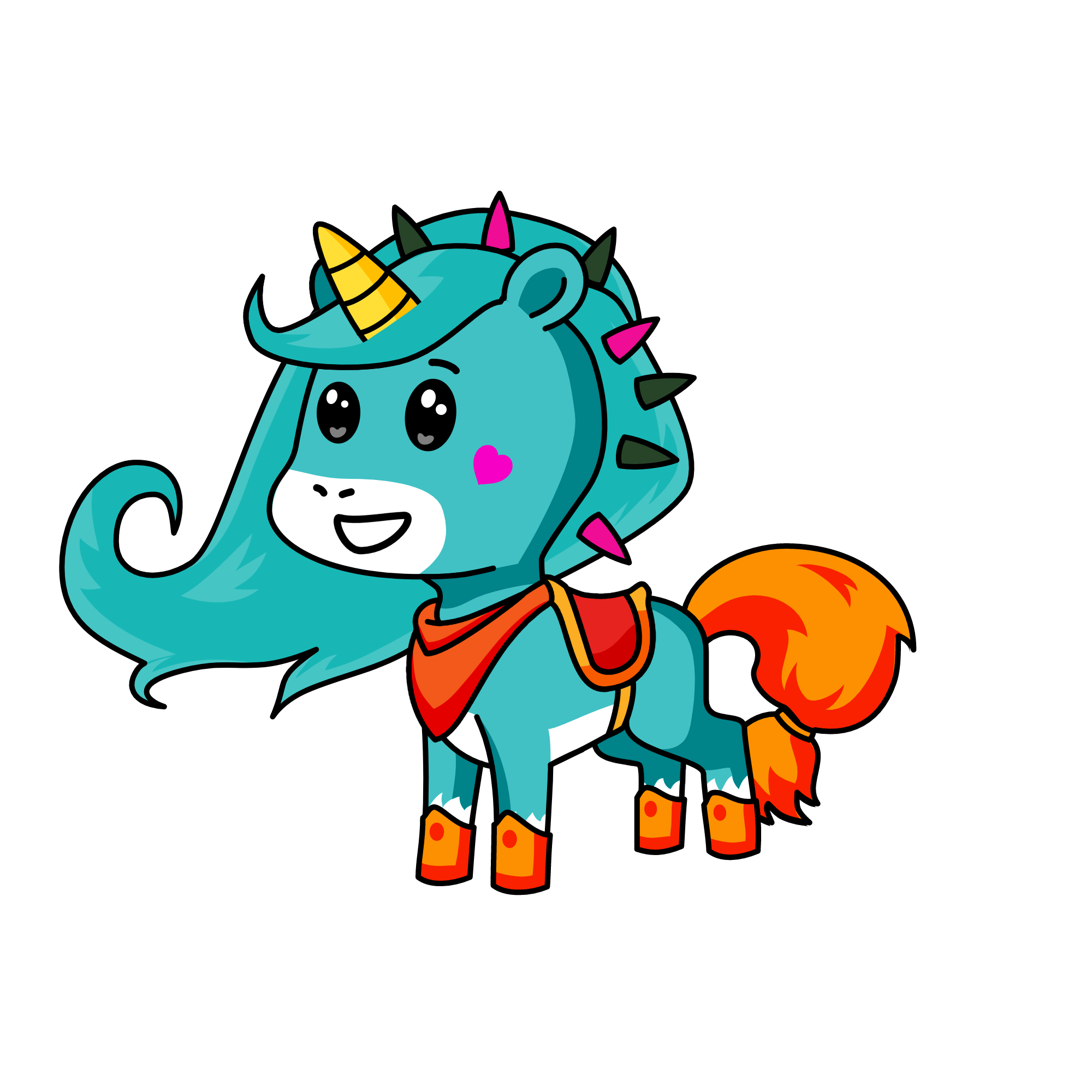 The Rocker, the unicorn