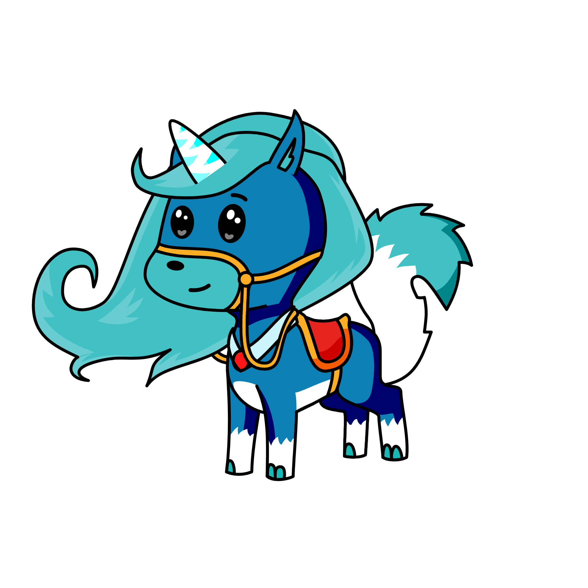 Crystal, the unicorn
