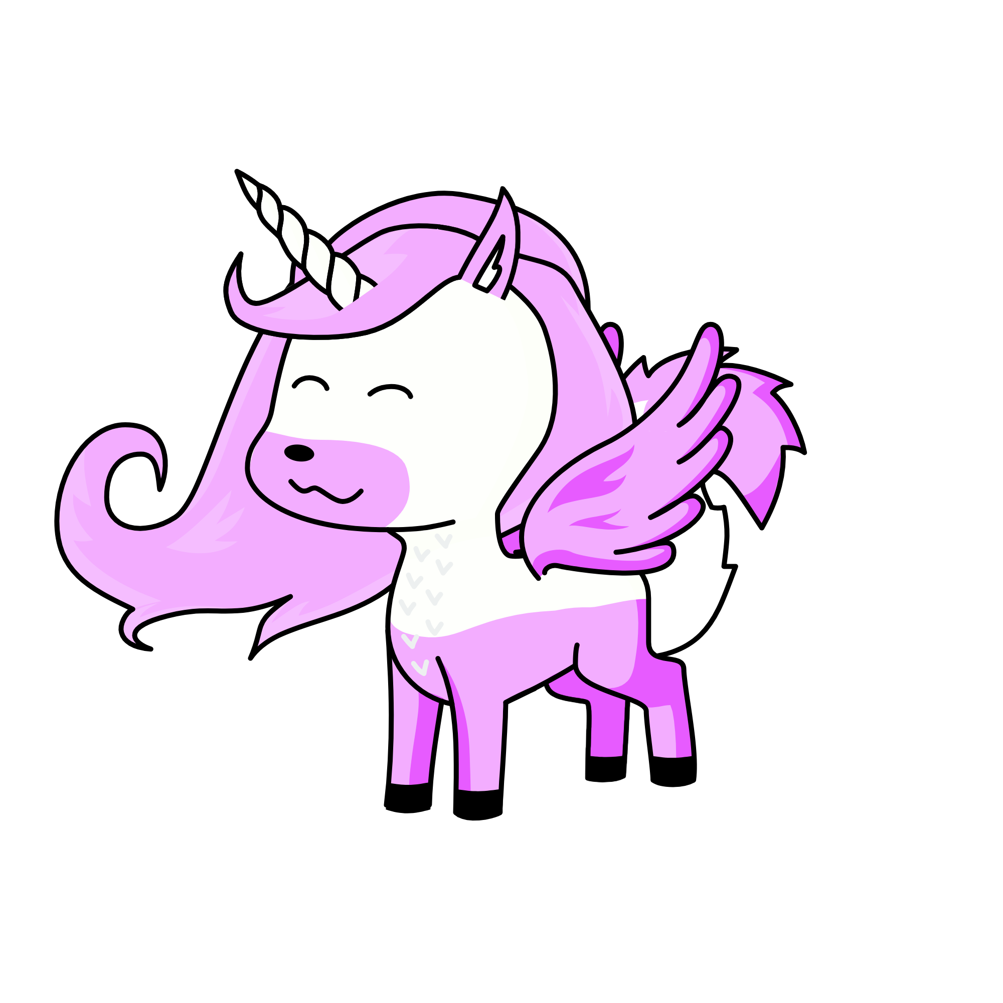 💮, the unicorn