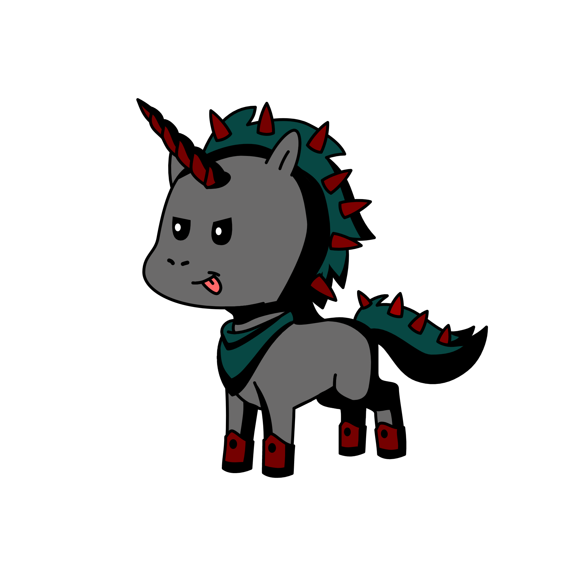Midnight, the unicorn