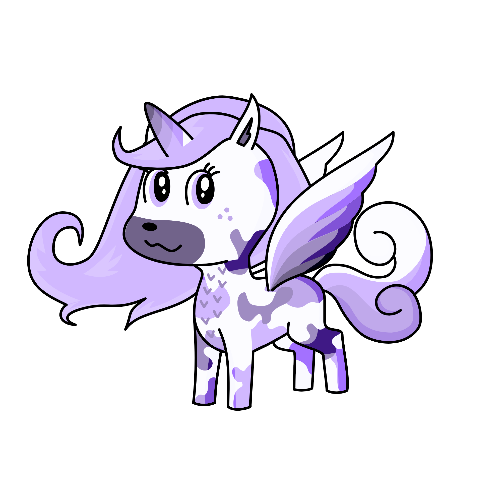 🍩🍡🥡🍥🍪🍯🍶, the unicorn