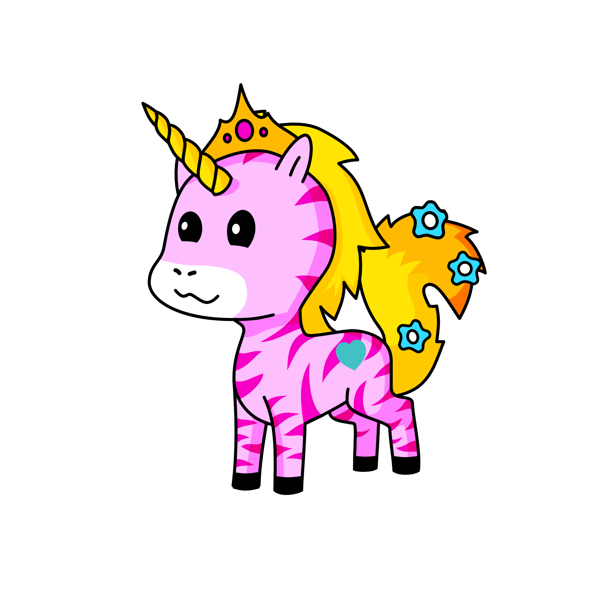 pinky, the unicorn