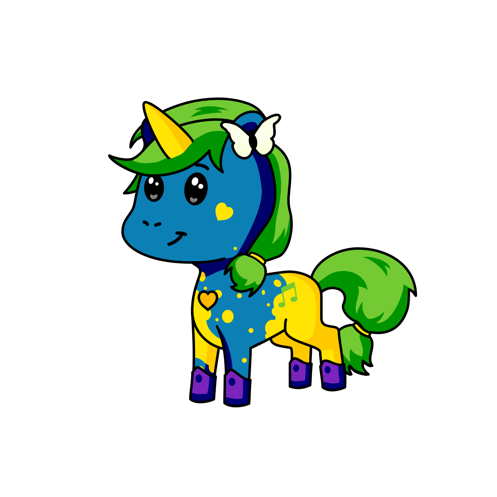 cool, the unicorn